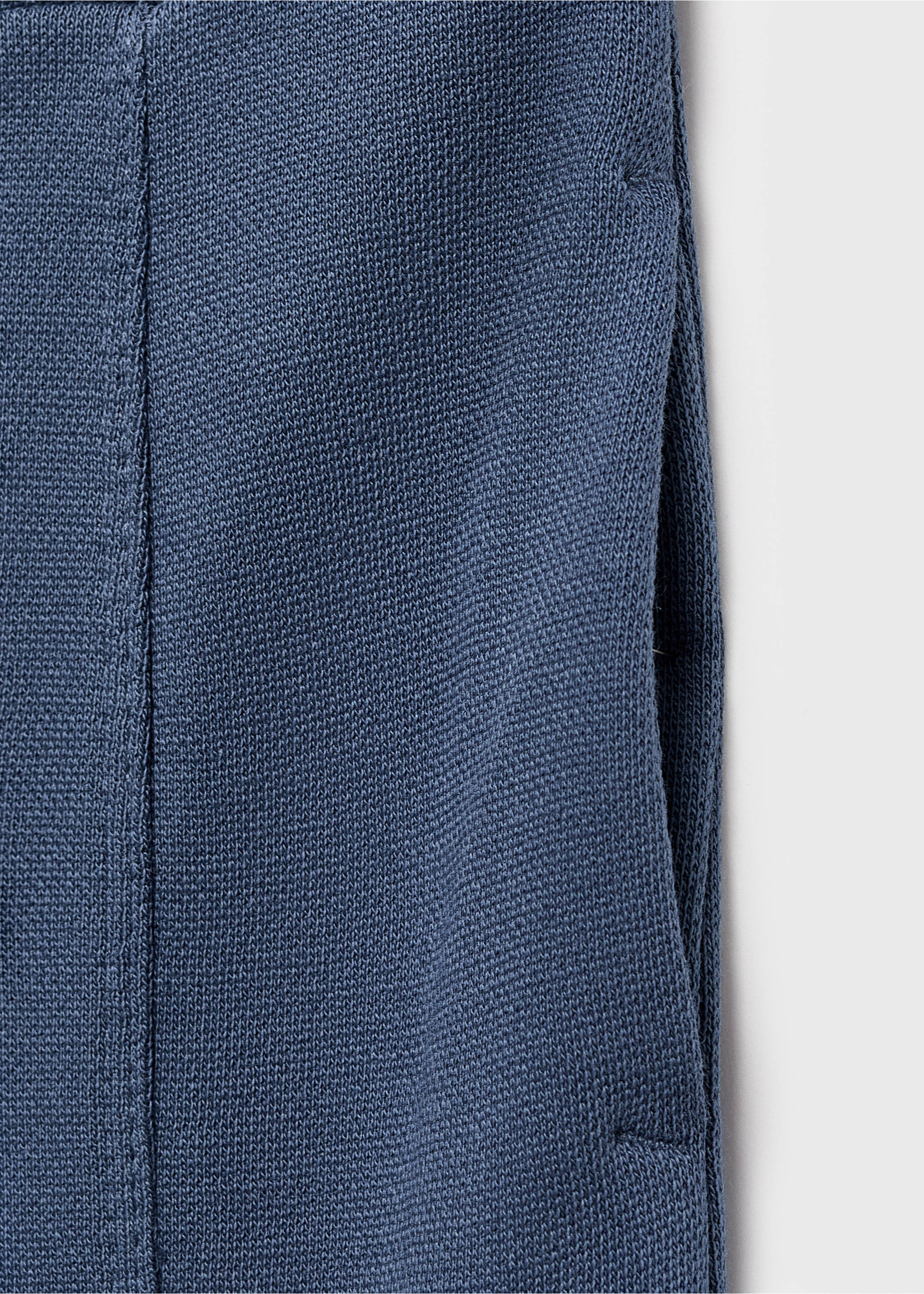 Joggers algodón cintura elástica - Detalle del artículo 8, Azul noche. Ref: 17074427-00.