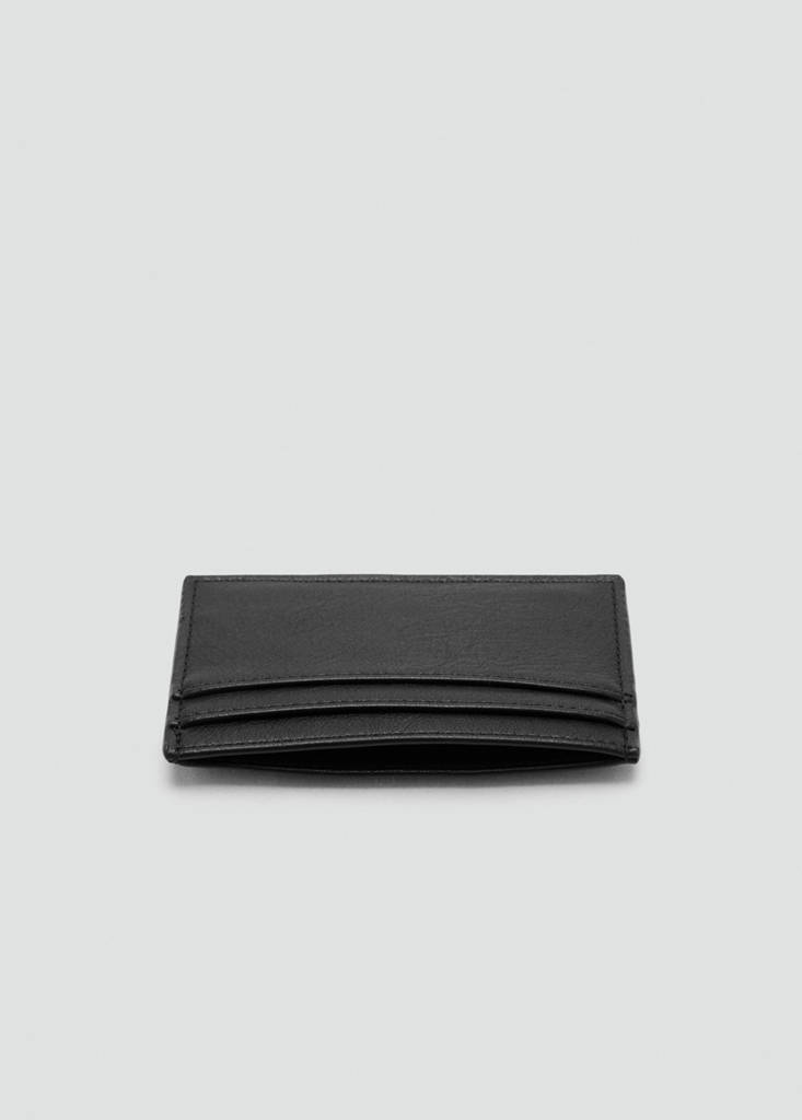 Texture card holder — Black