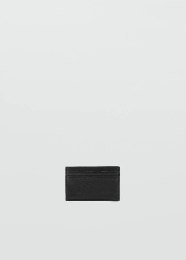 Texture card holder — Black