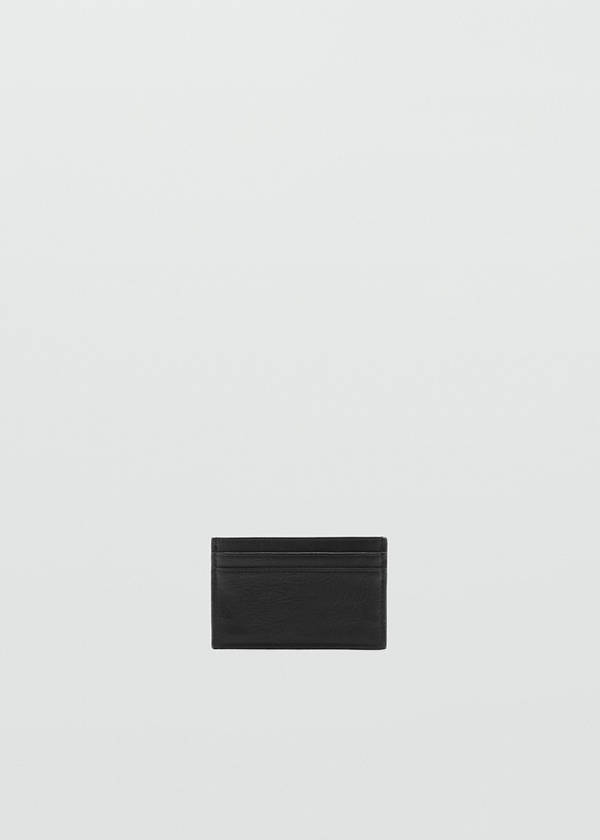 Texture card holder — Black