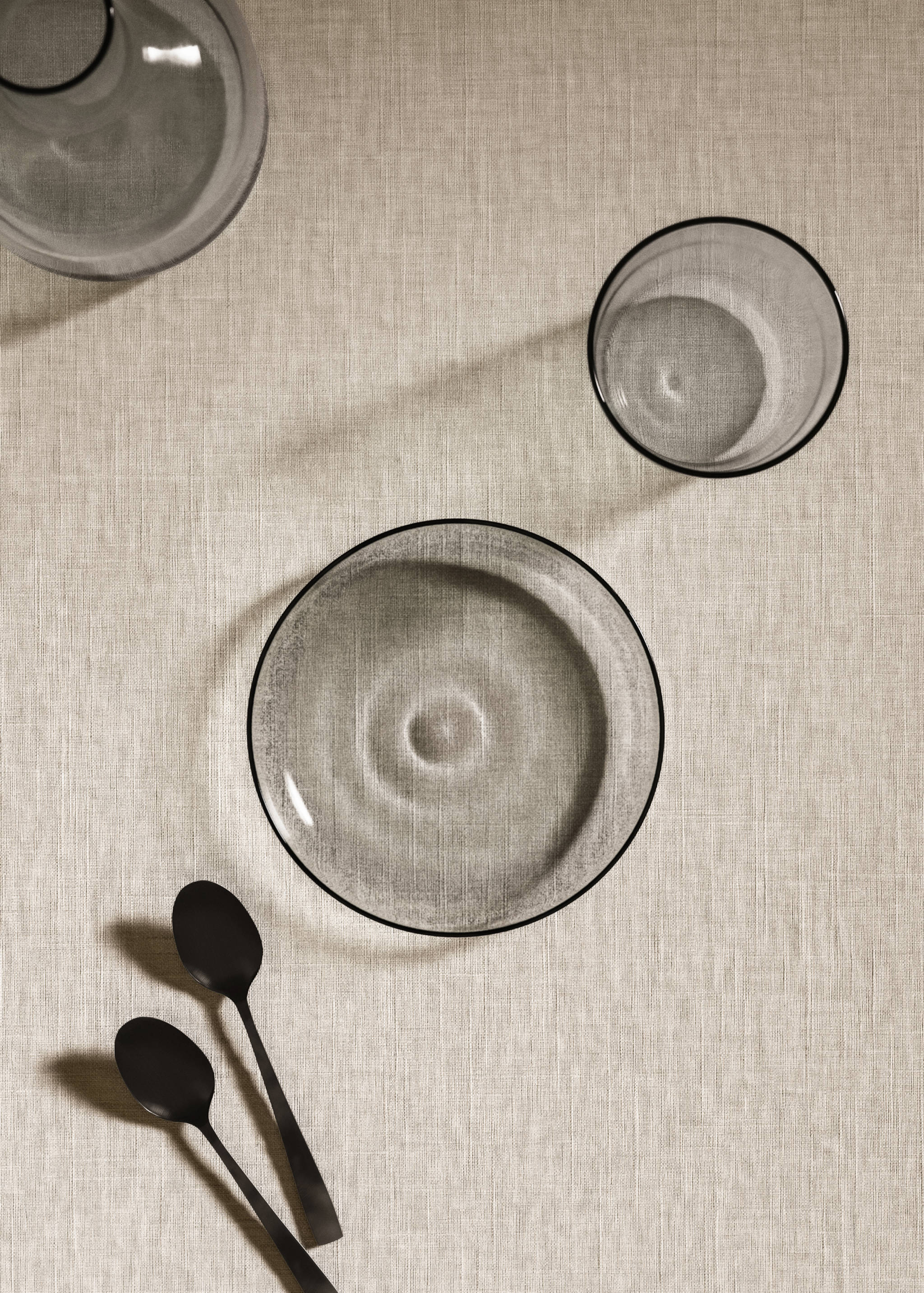 Borosilicate bread plate - General plane