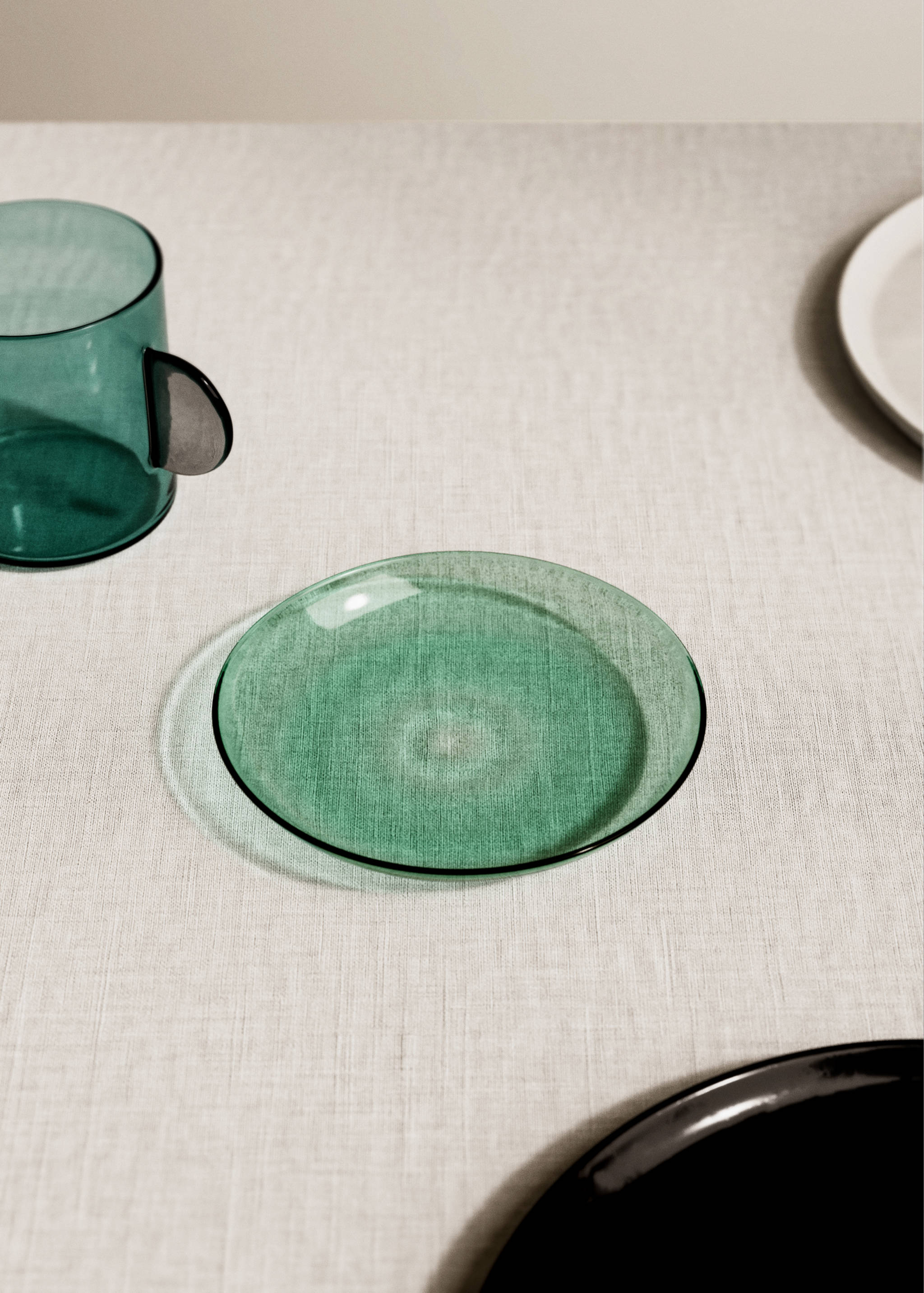 Borosilicate bread plate - General plane