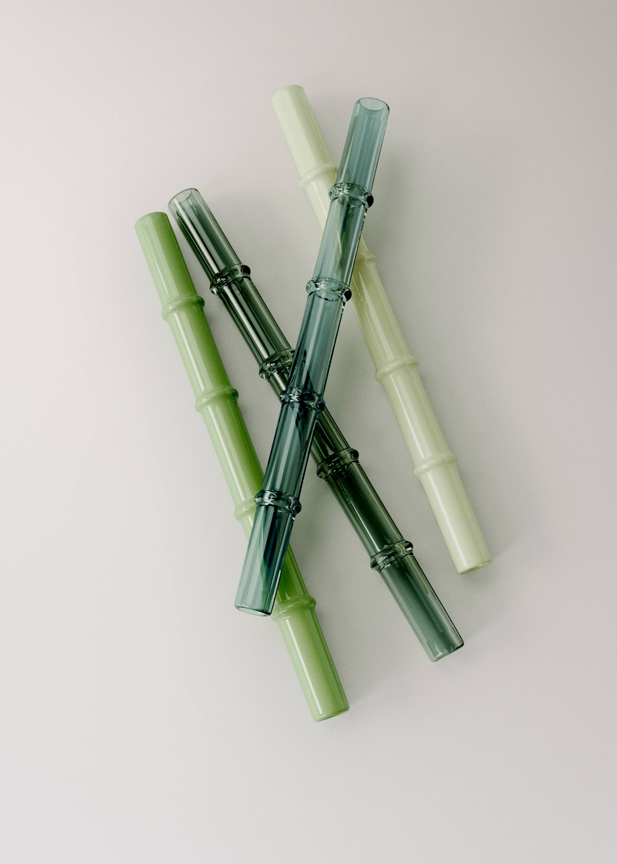 Zestaw 4 małych kolorowych słomek ze szkła borokrzemianowego - Szczegóły artykułu 2