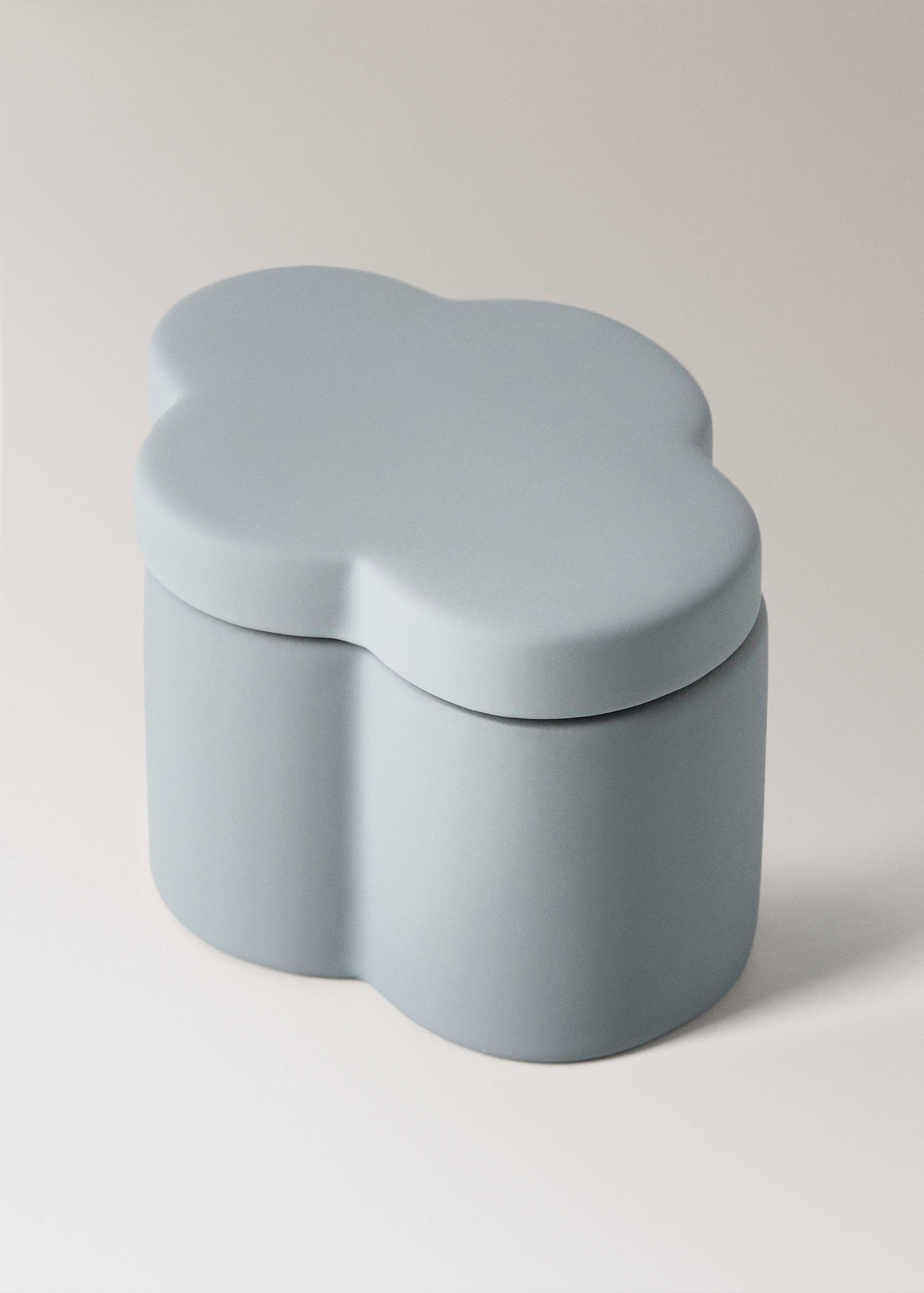 Cloud-shaped stoneware bathroom box - Details of the article 1