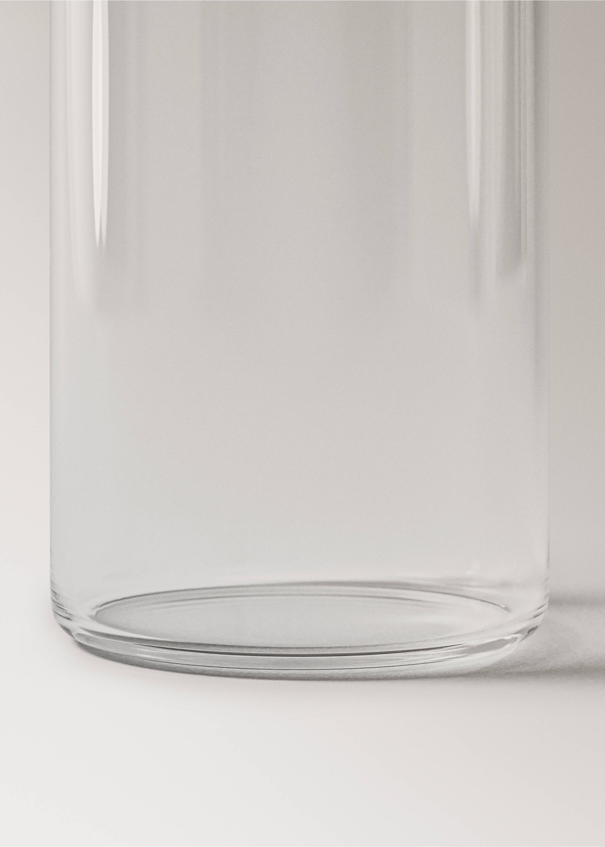 Borosilicate jar with wave design and lid - Details of the article 1, Off White. Ref: 17074444-00.