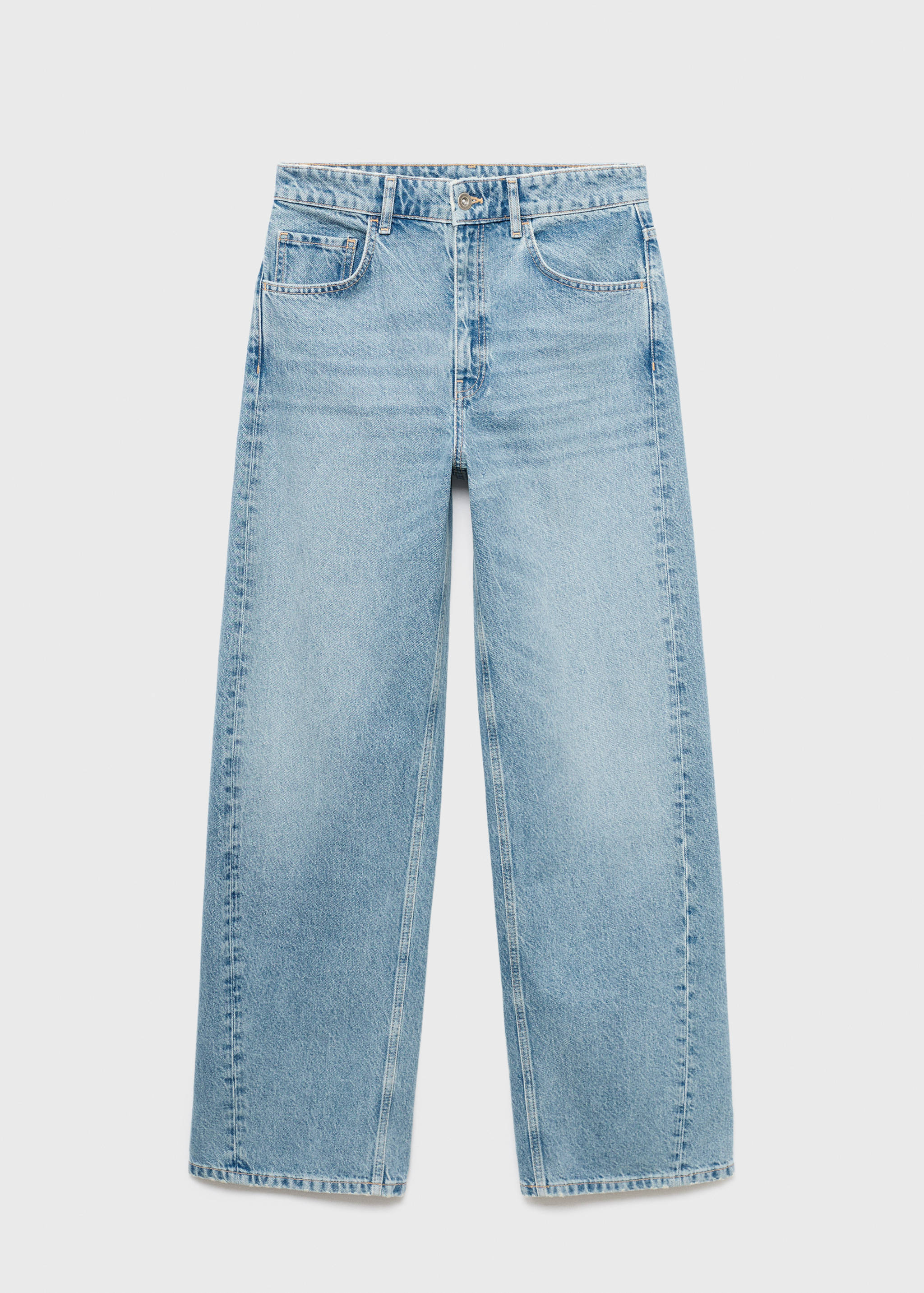 Jeans barrel tiro medio - Artículo sin modelo