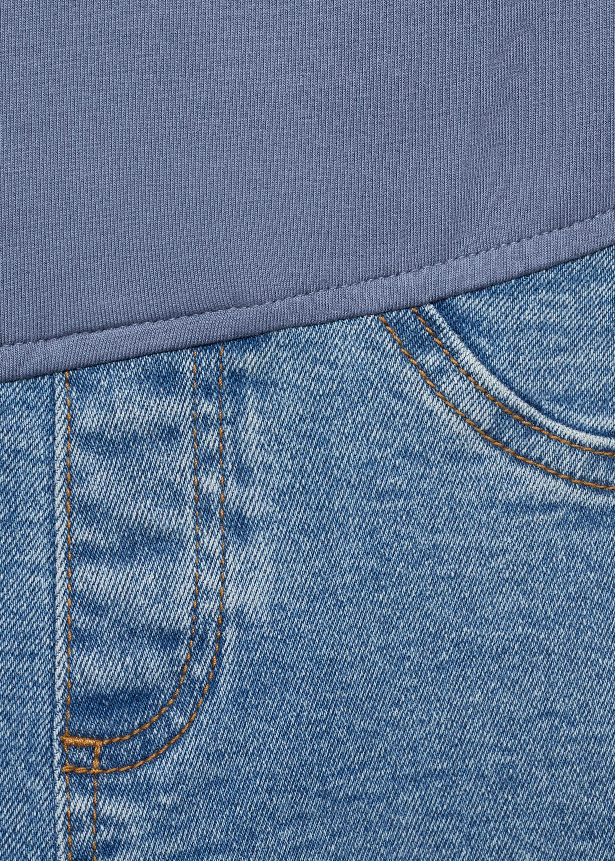 Maternity flared cropped jeans - Details of the article 0