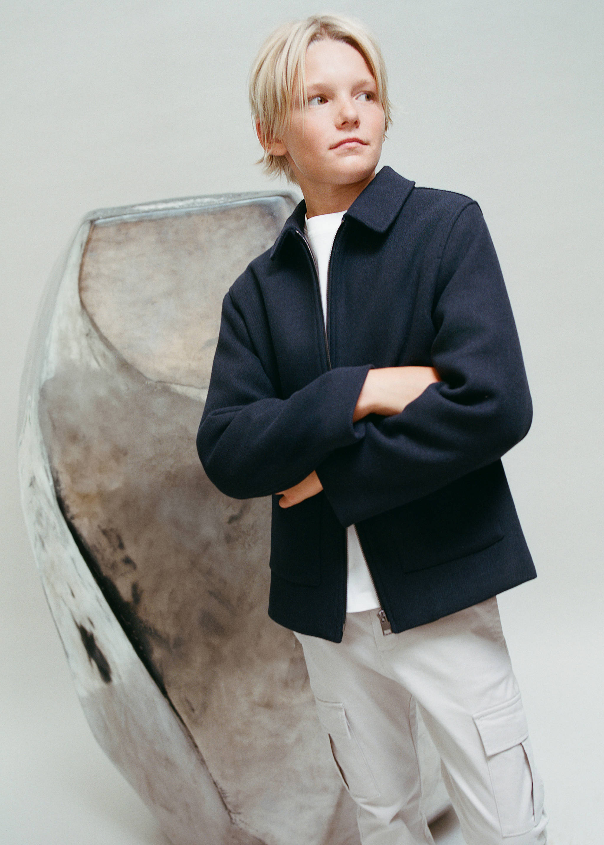 Wool fabric coat - Details of the article 5