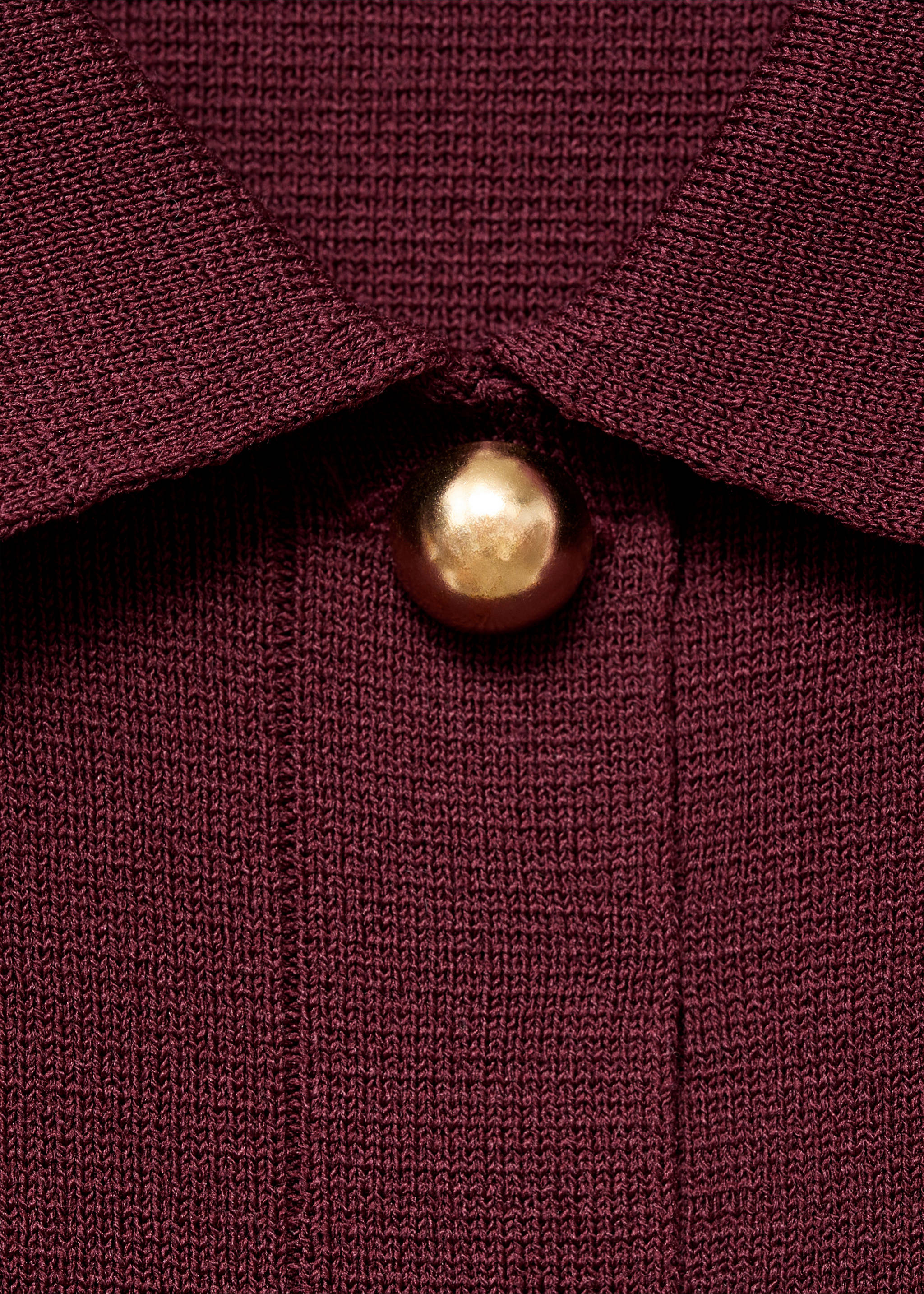 Veste maille poches - Détail de l'article 0, Lie de vin. Ref: 17074780-00.