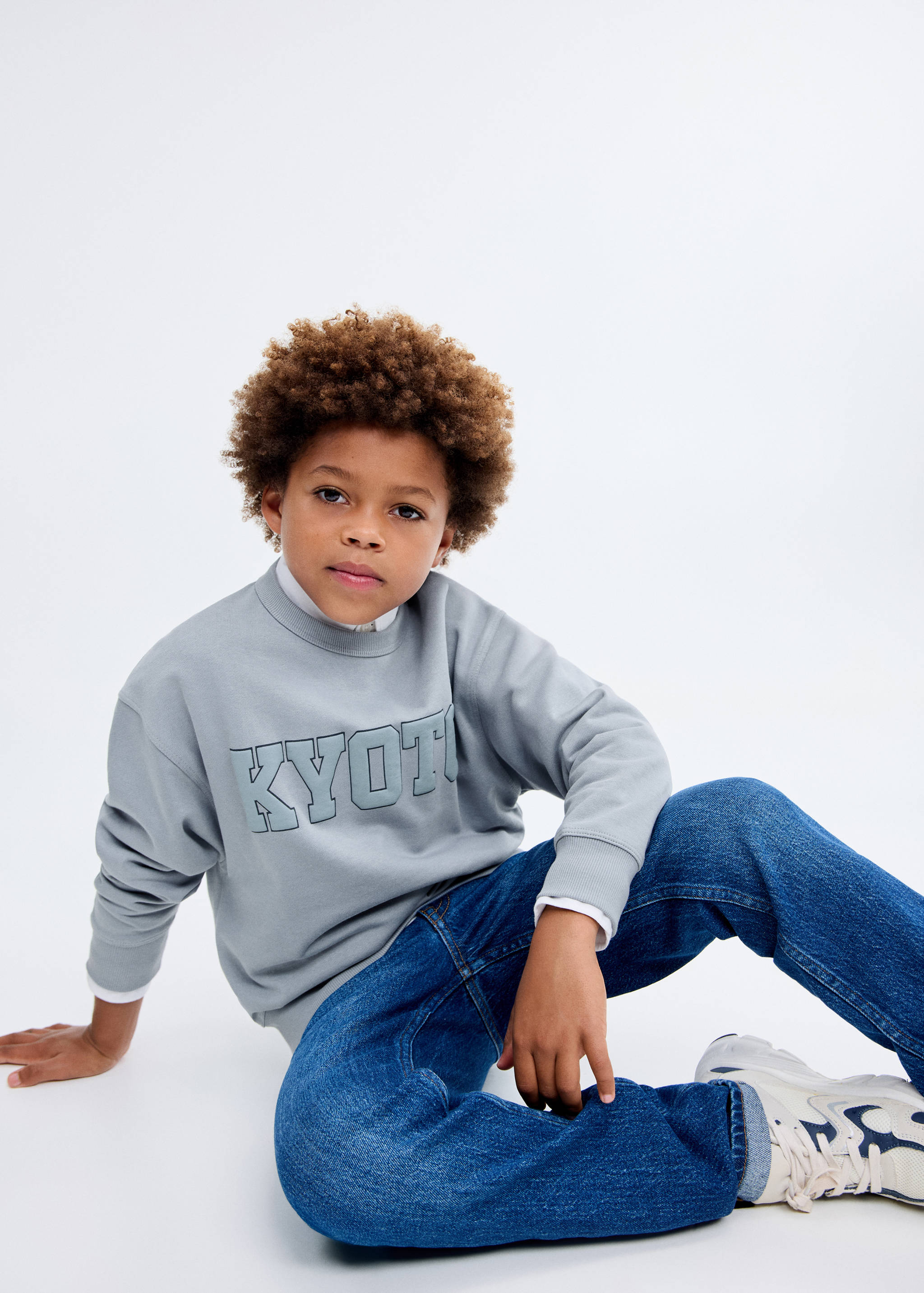 Dessuadora cotó oversize - Pla mig