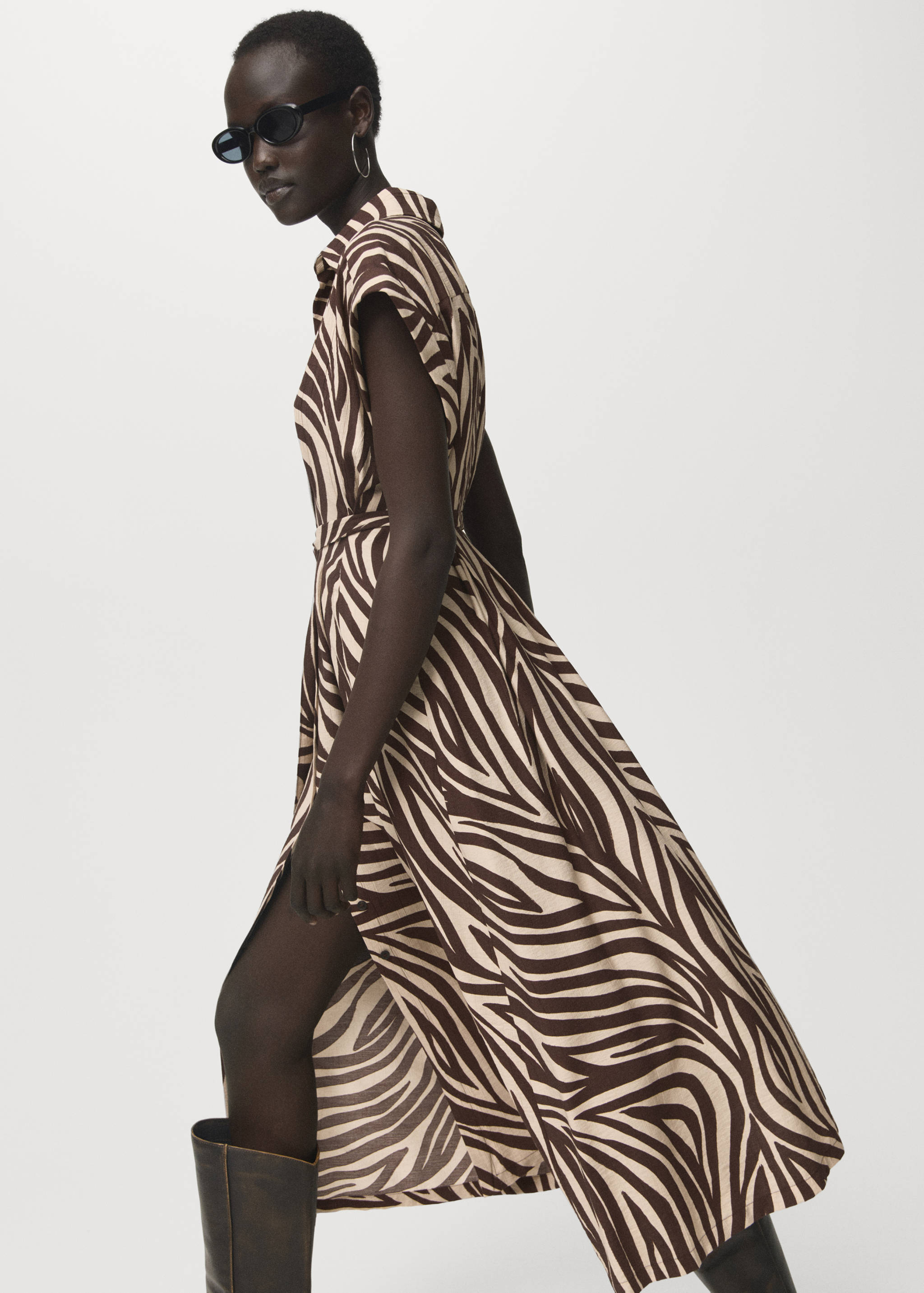 Košilové šaty s potiskem - Detail zboží 2