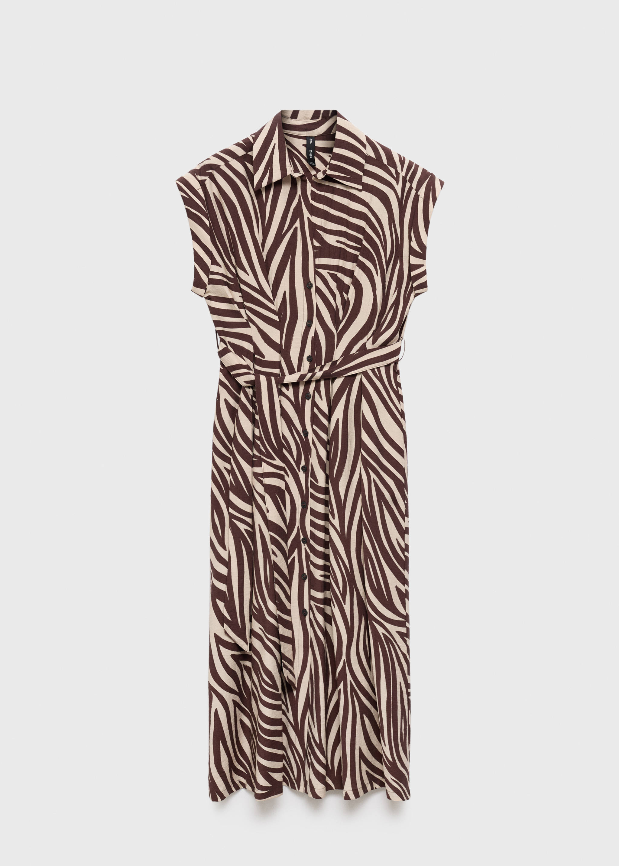 Košilové šaty s potiskem - Zboží bez modelu