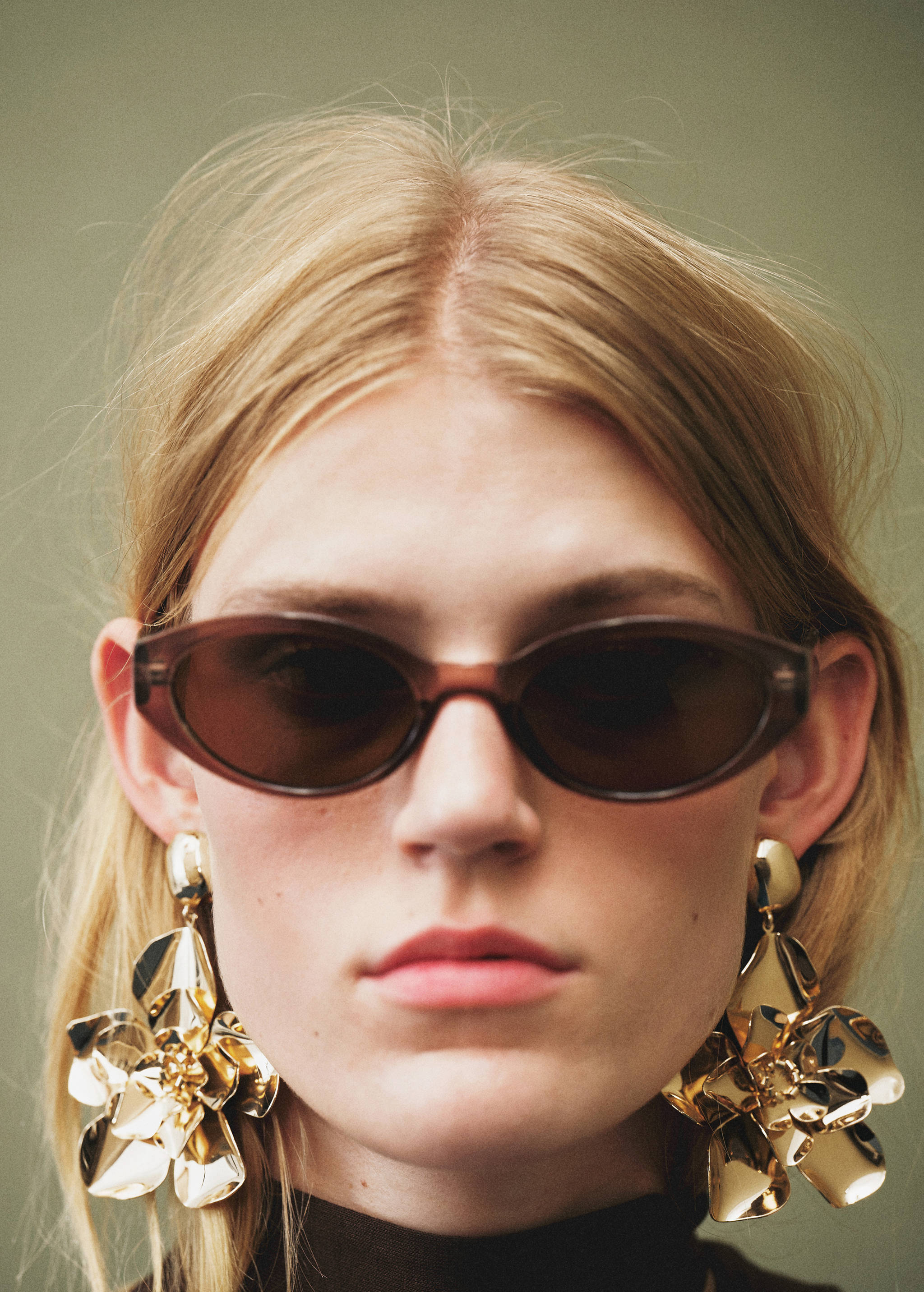 Maxi-Blumen-Ohrringe - Allgemeine Ansicht