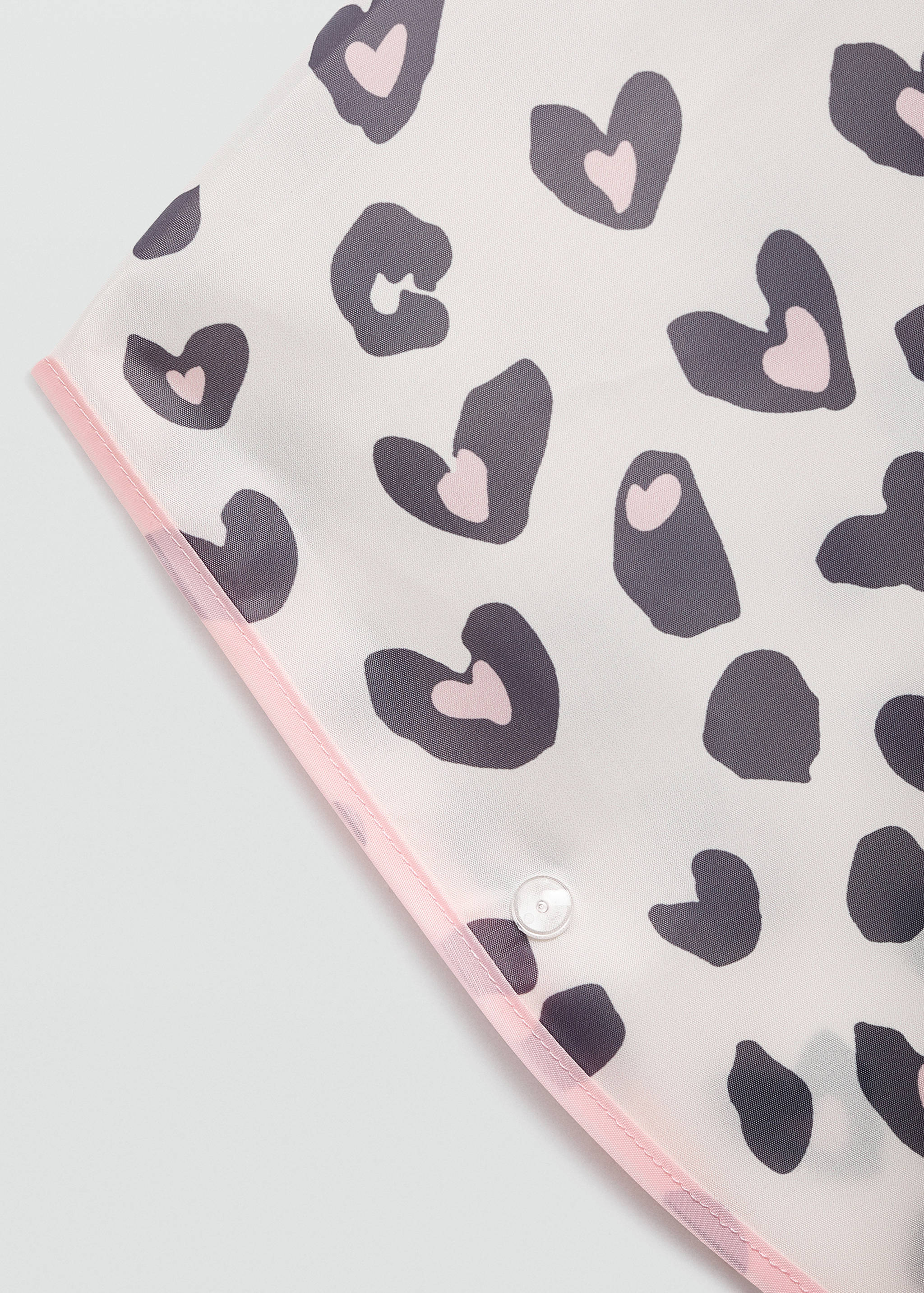 Leopard-print raincoat with little ears - Details of the article 1