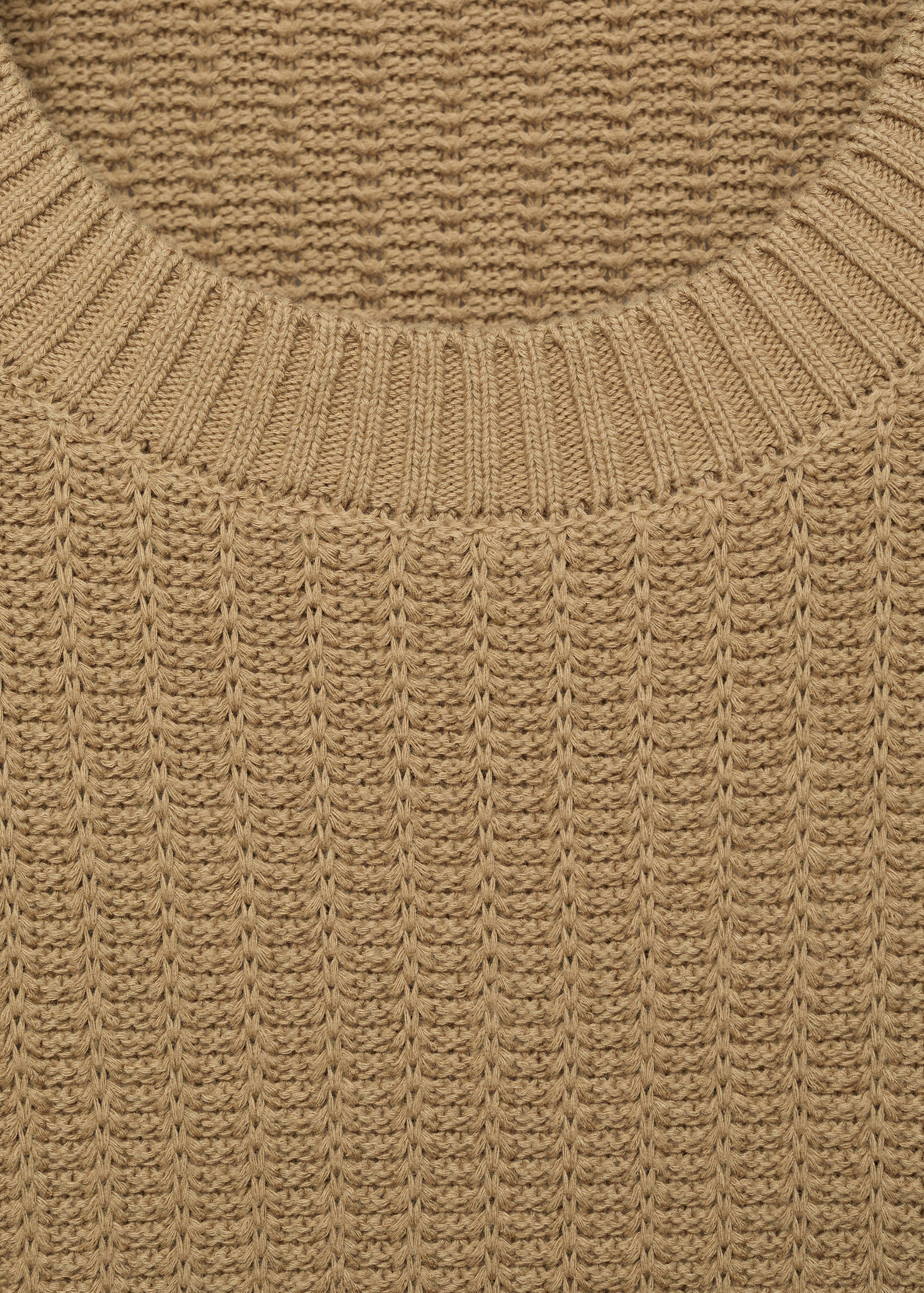 100%纯棉结构T恤 - null