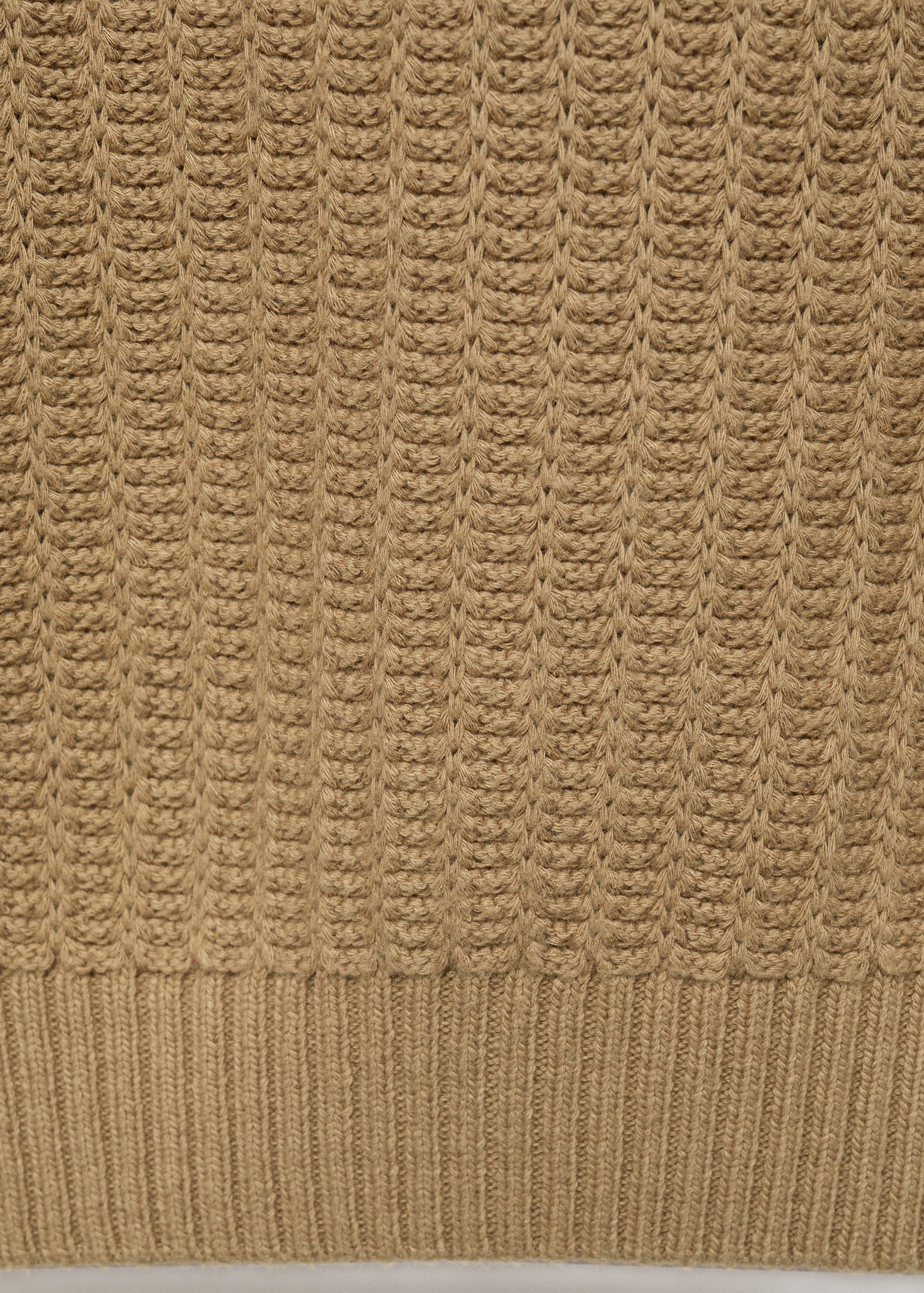 100%纯棉结构T恤 - null