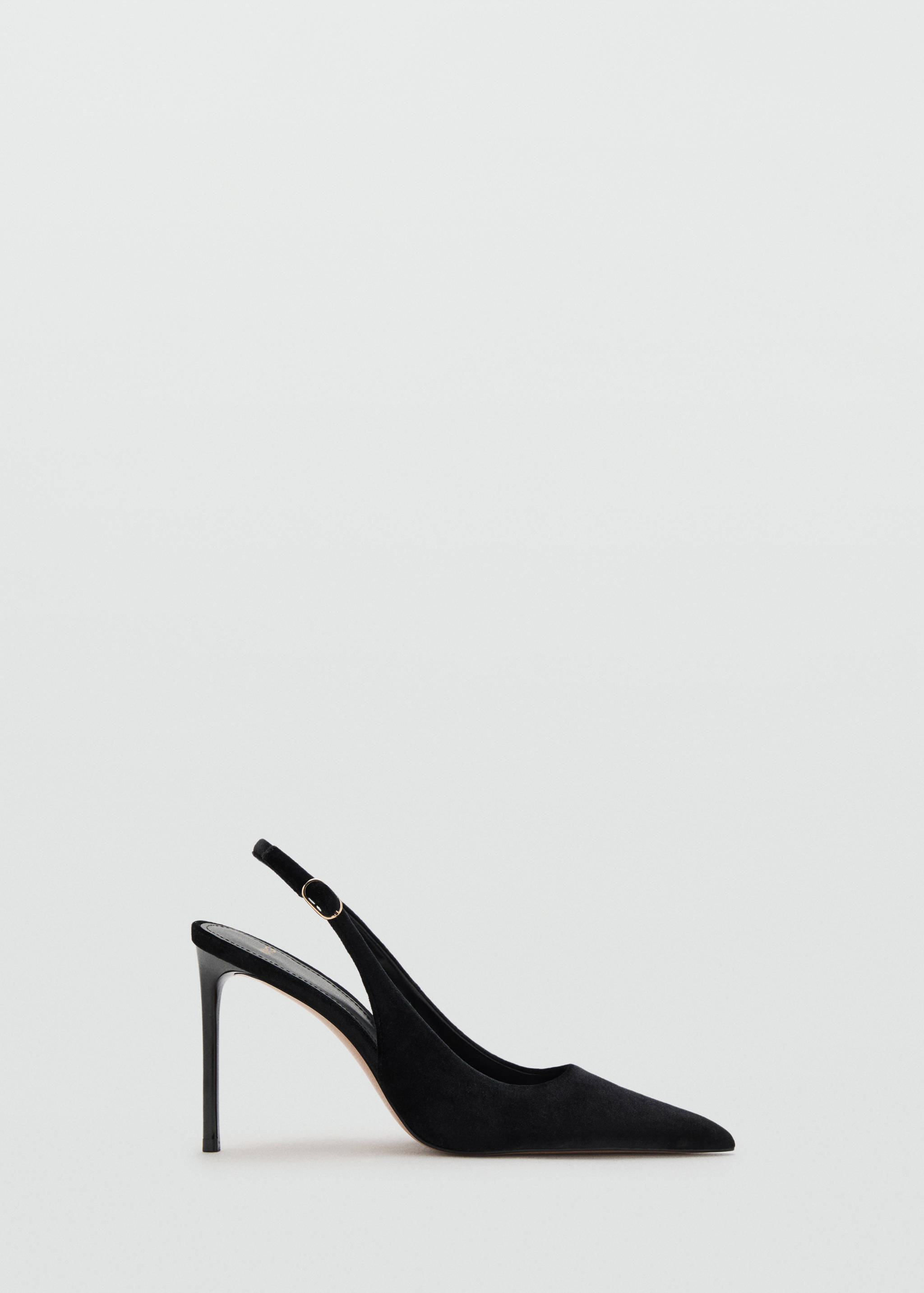 Velvet heeled shoes - Article without model