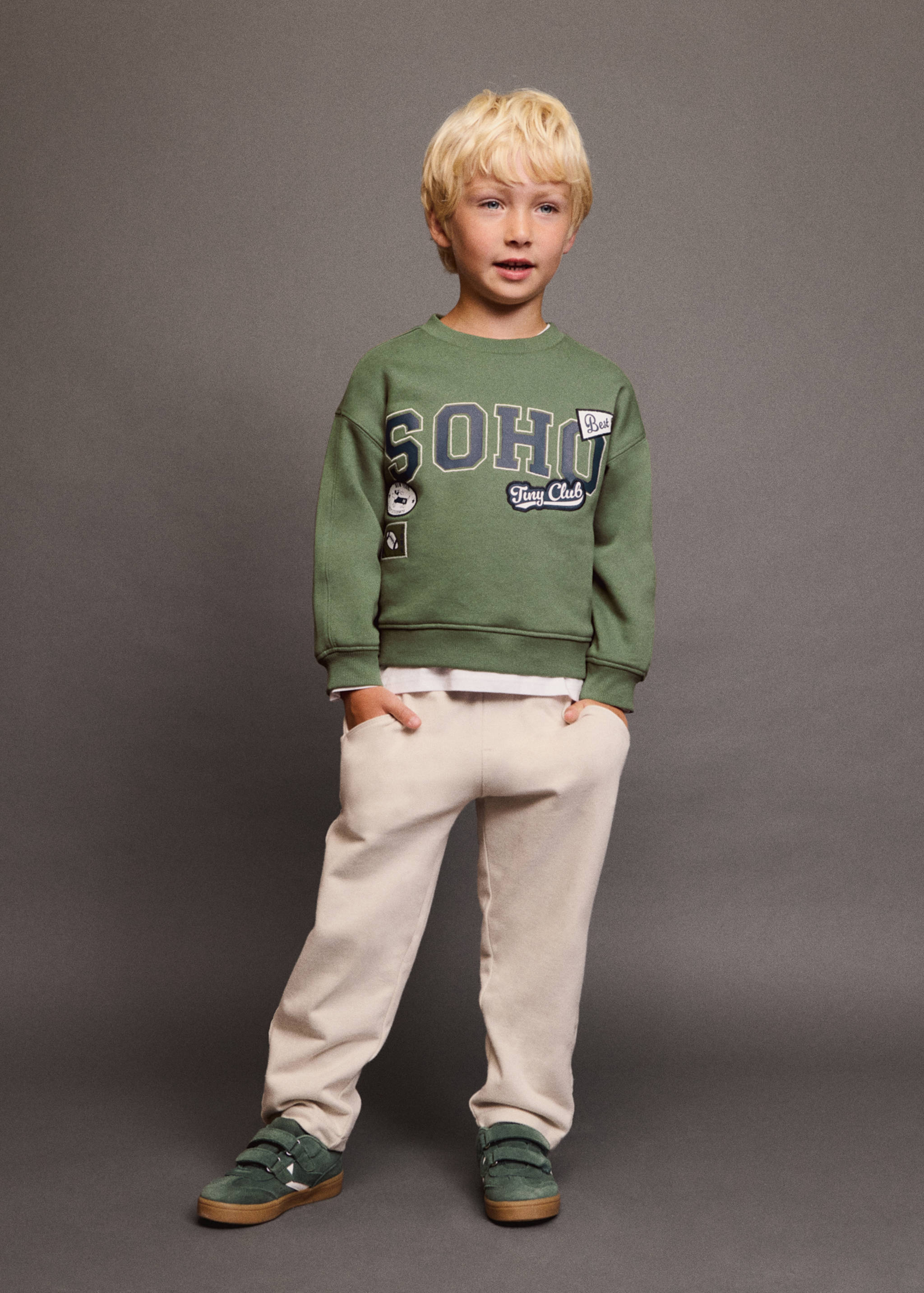 Хлопковые джоггеры со шнурком - Деталь изделия 5