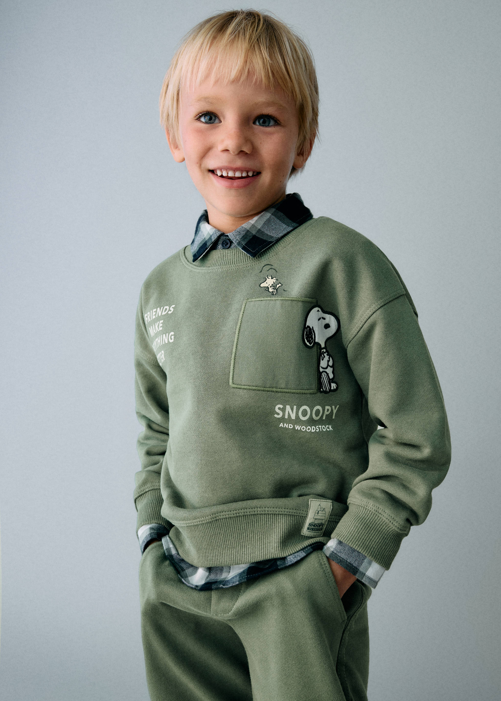 Хлопковые джоггеры со шнурком - Деталь изделия 1