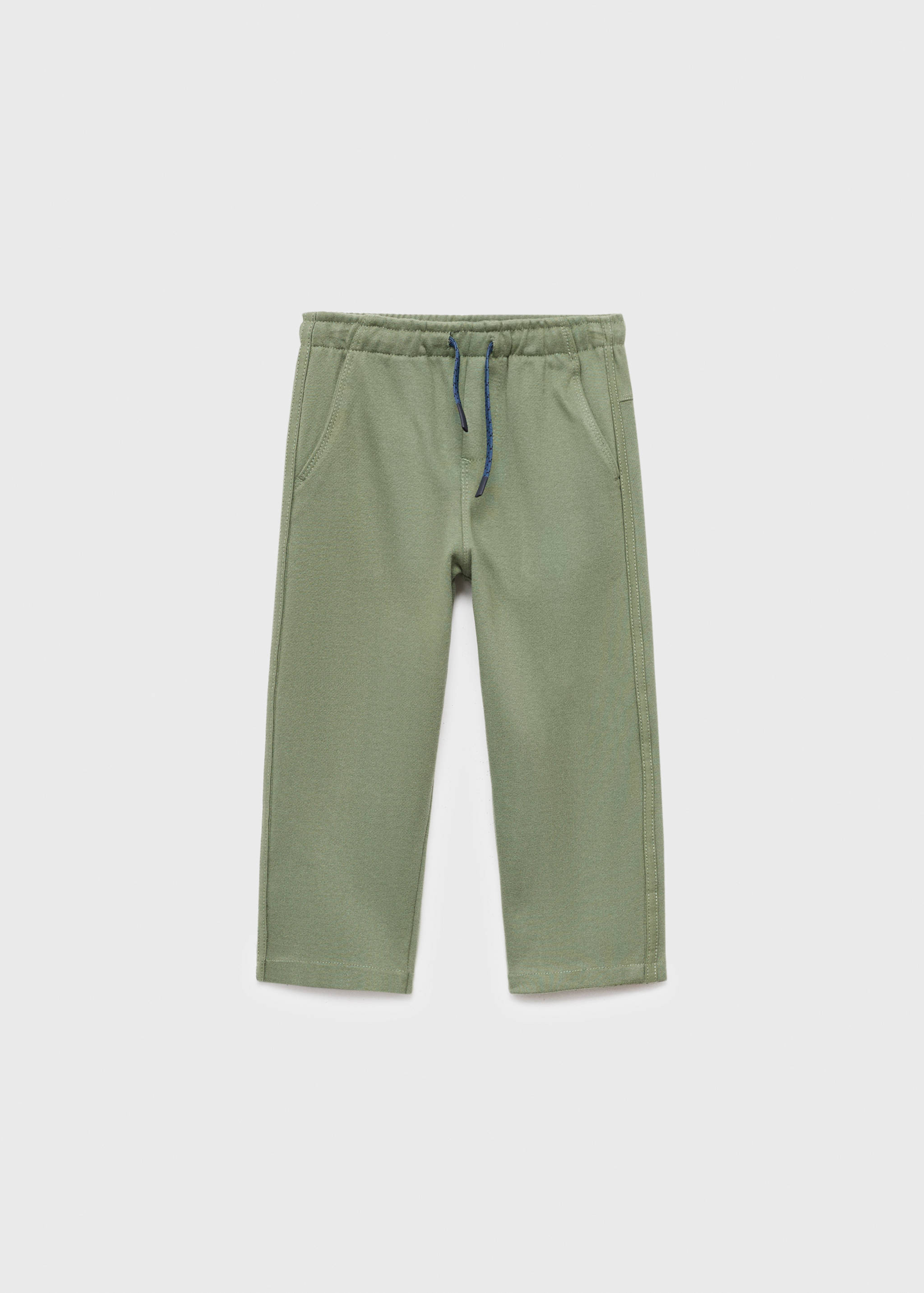 Хлопковые джоггеры со шнурком - Изделие без модели