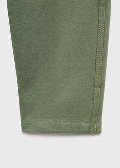 Cotton drawstring joggers — Green 4