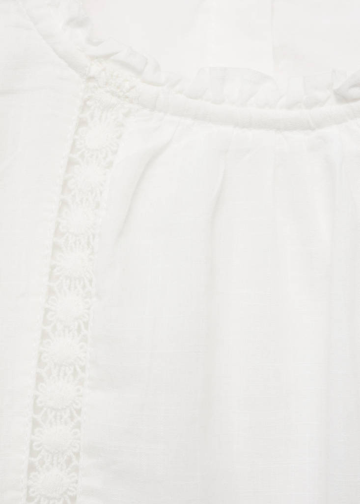 Embroidered cotton blouse - thumbnail 3
