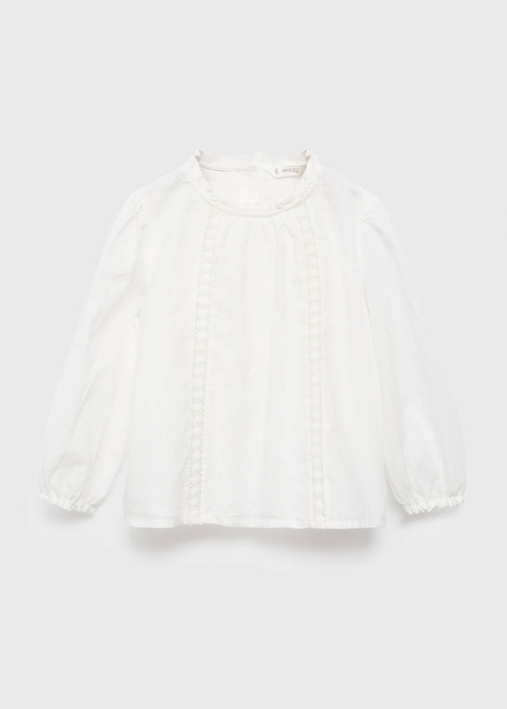 Embroidered cotton blouse - thumbnail 2