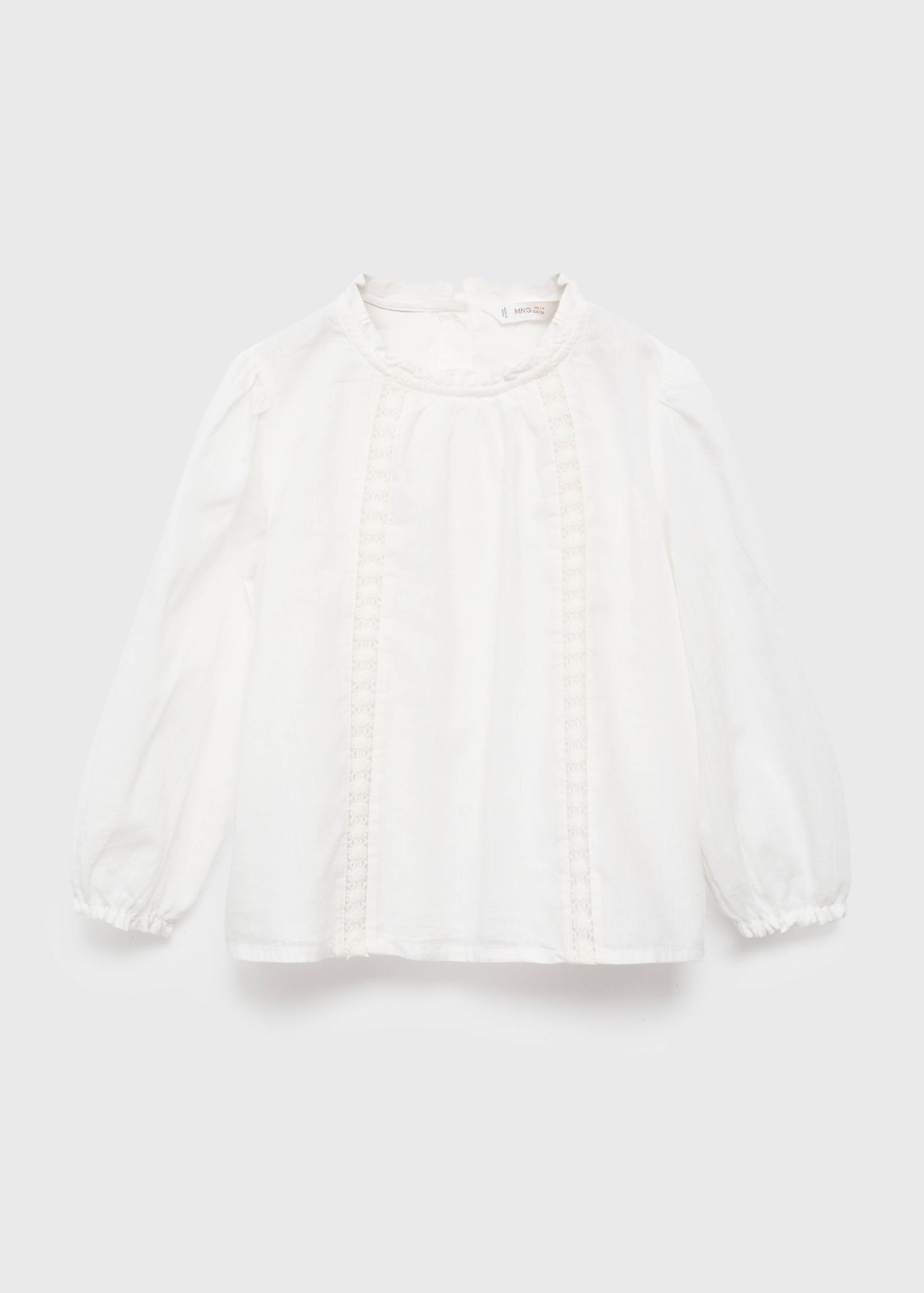 Embroidered cotton blouse - Article without model
