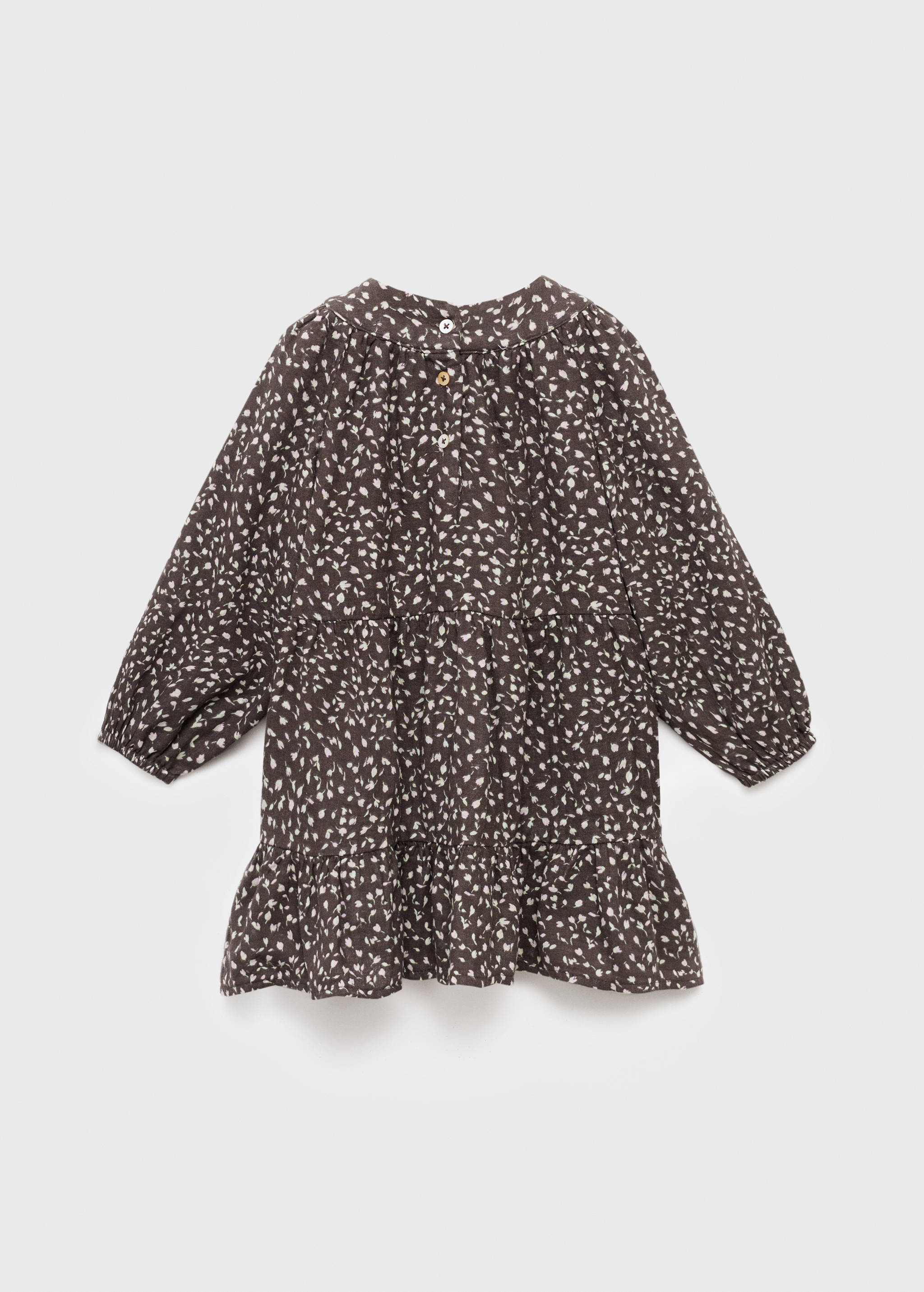 Virágmintás fodros női ruha - A cikk hátulja