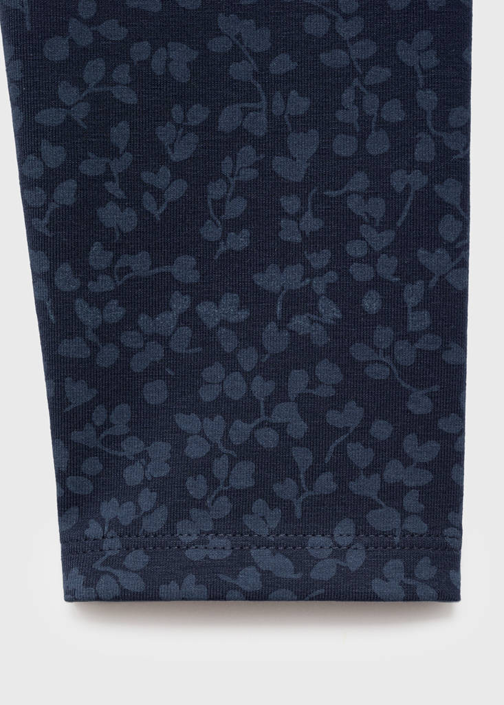 Printed leggings — Dark Navy
