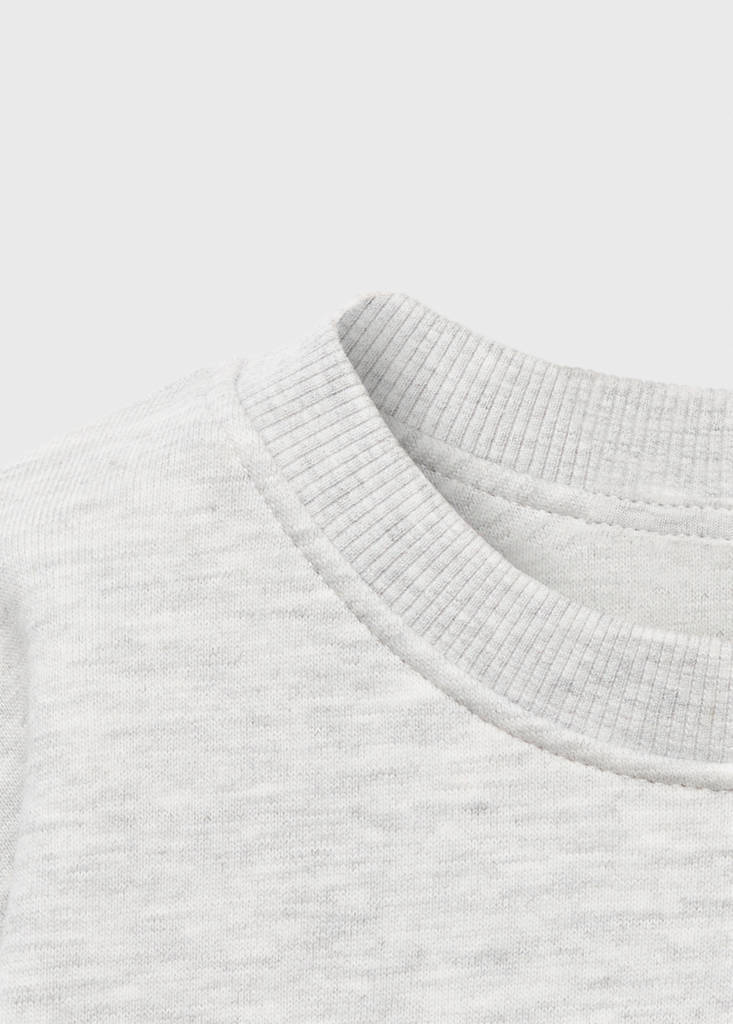 Snoopy sweatshirt dress — Light Heather Grey