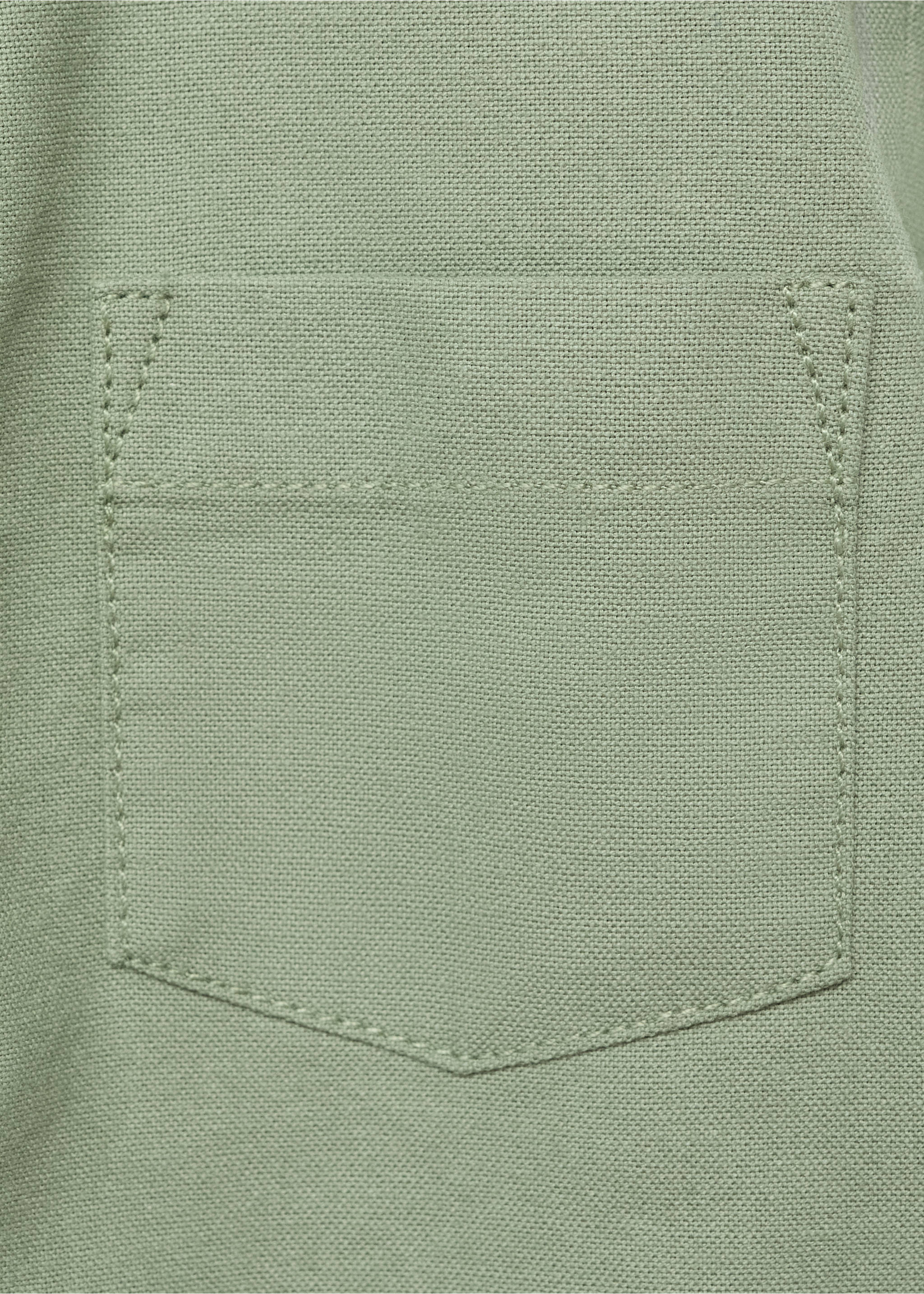 Camisa algodón cuello camisero - Detalle del artículo 0, Khaki. Ref: 17075163-00.