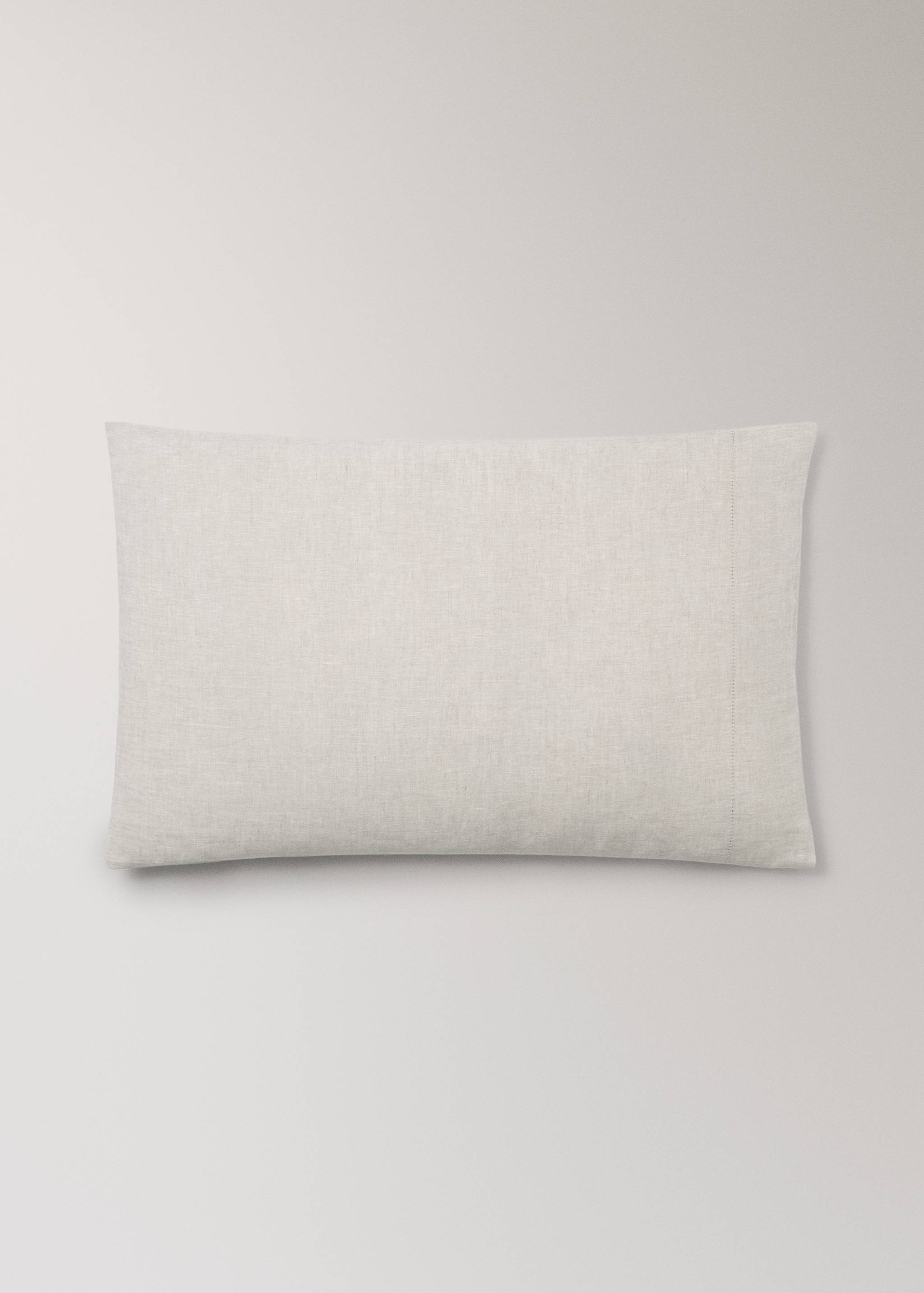 Washed linen pillowcase with hemstitch 50x75 cm - Article without model