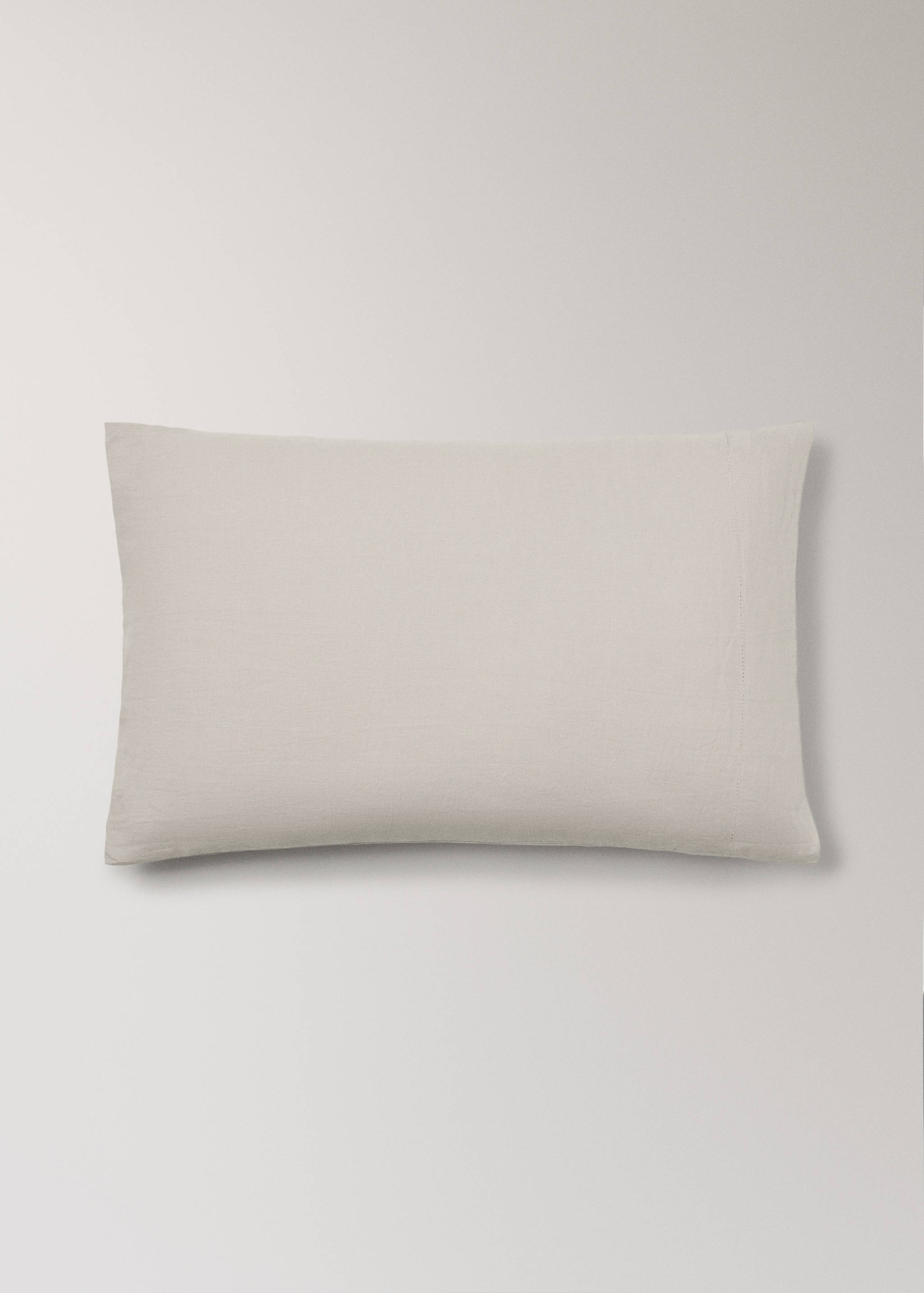 Washed linen pillowcase with hemstitch 50x75 cm - Article without model