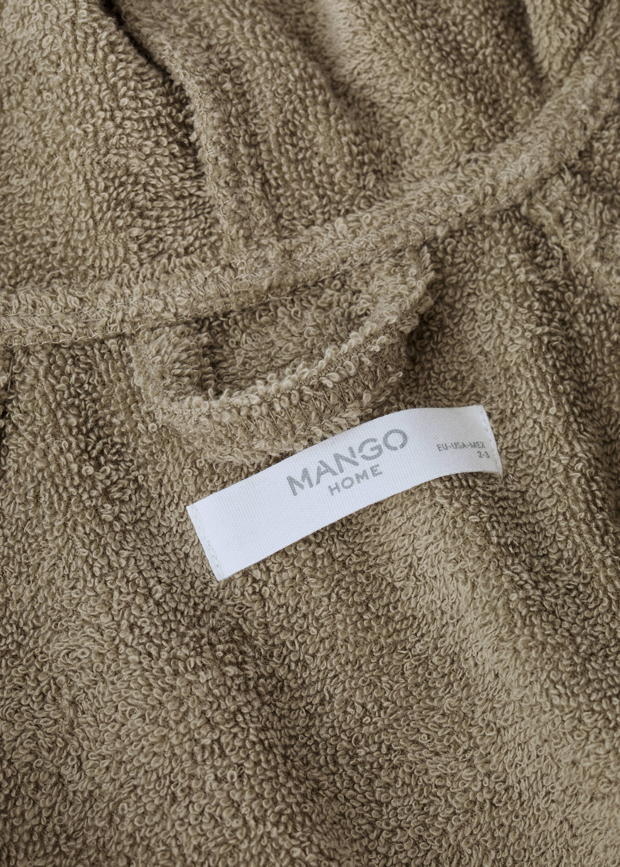 Barnús infantil cotó rivet contrast - Detall de l'article 2