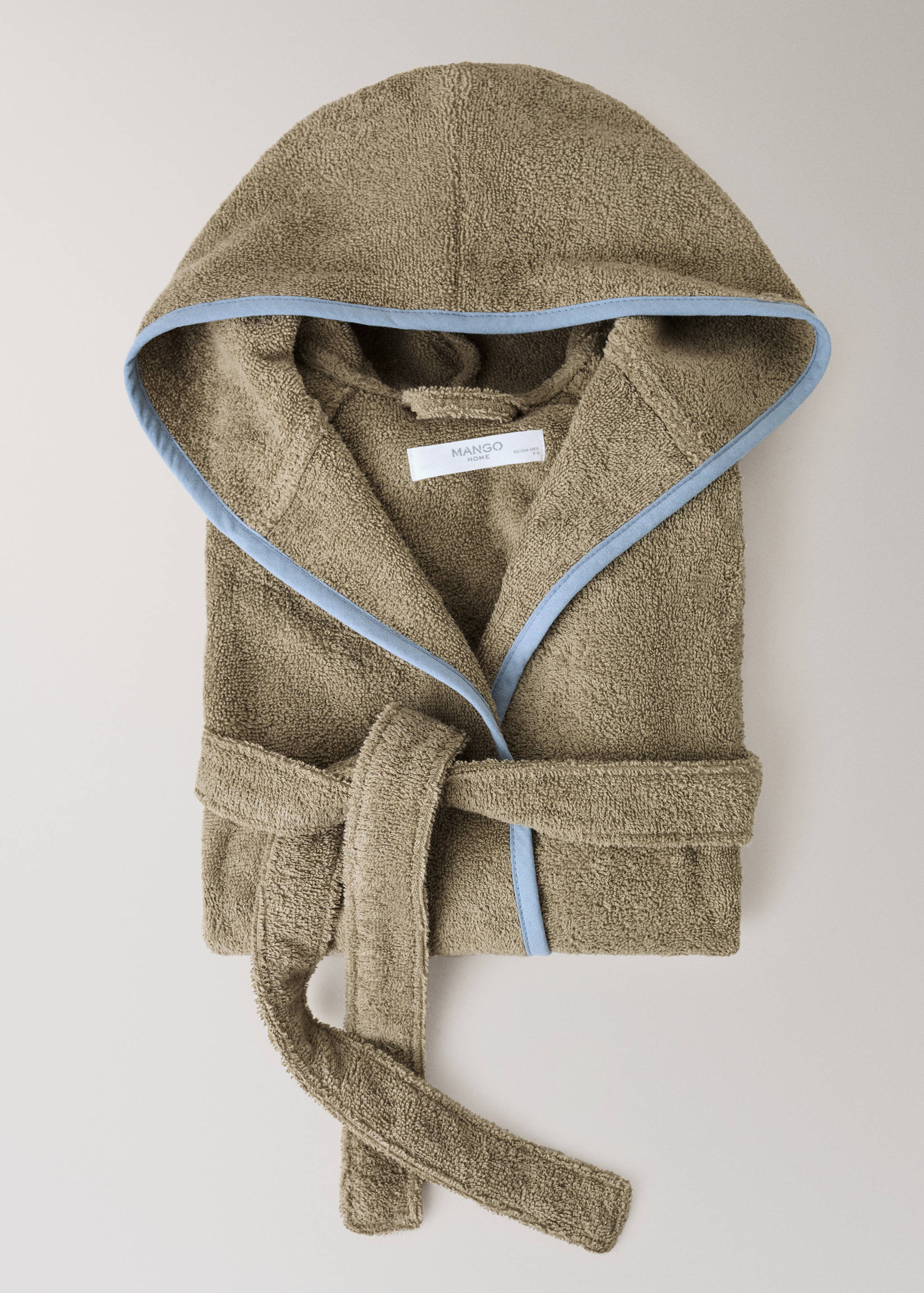 Barnús infantil cotó rivet contrast - Detall de l'article 3