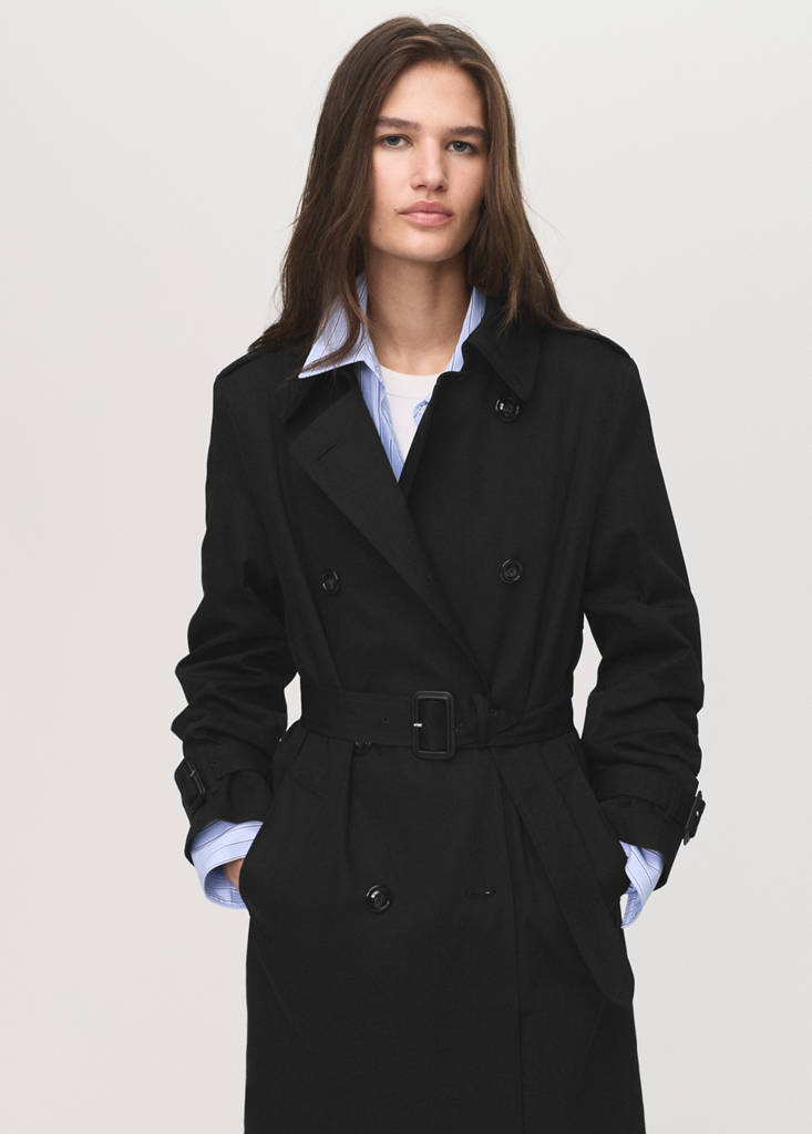 Classic trench coat with belt