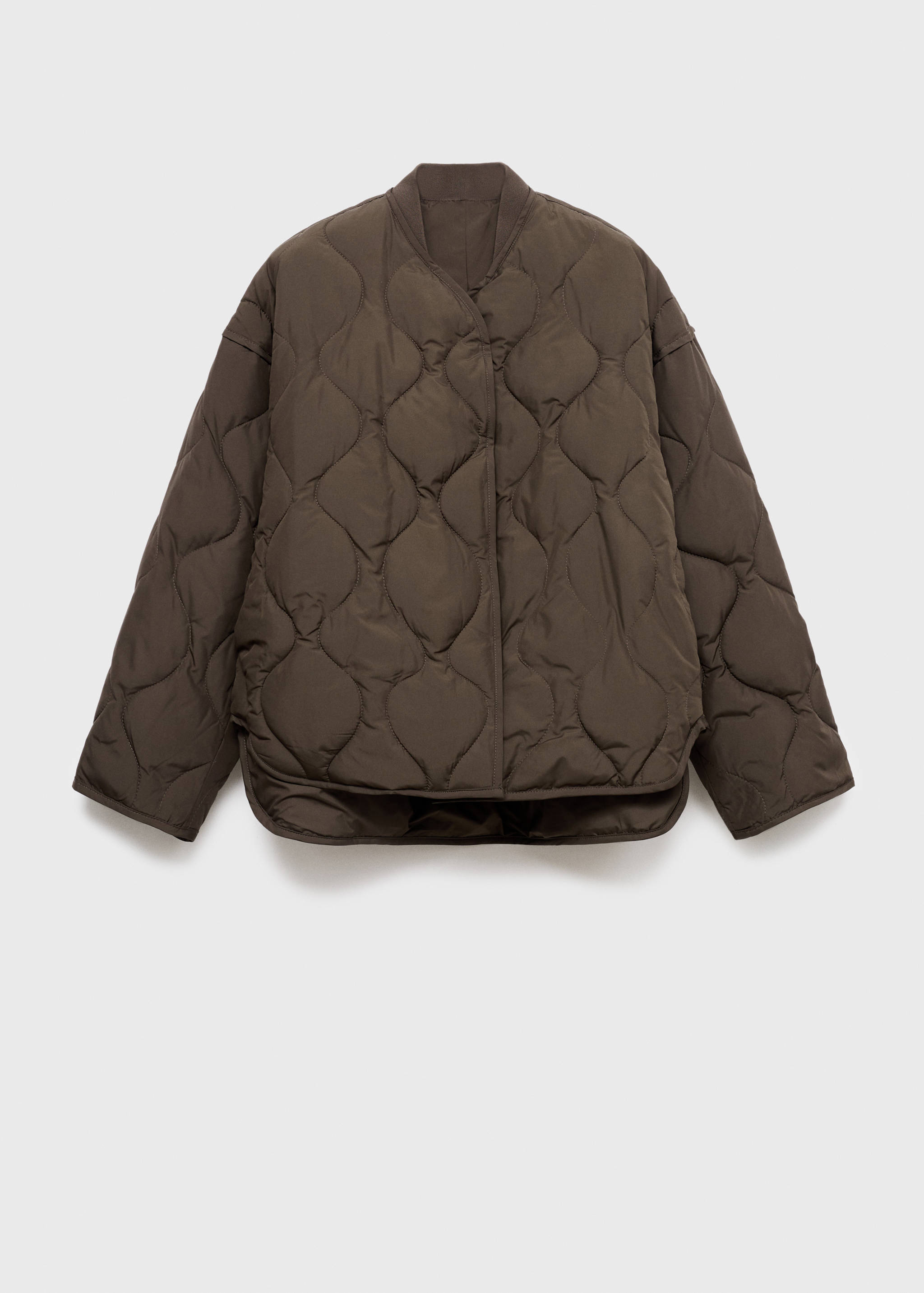 Oversized quilted anorak - Article without model