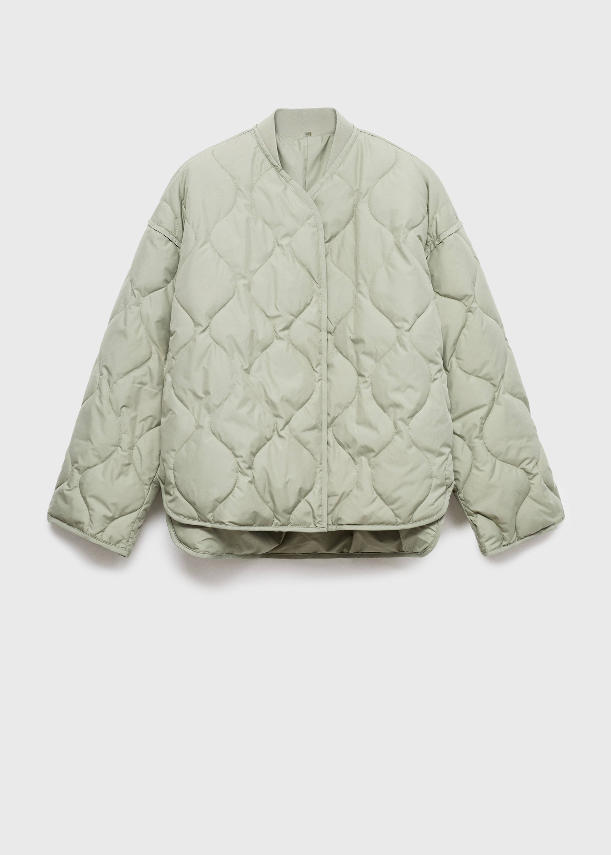 Oversized quilted anorak - Article without model