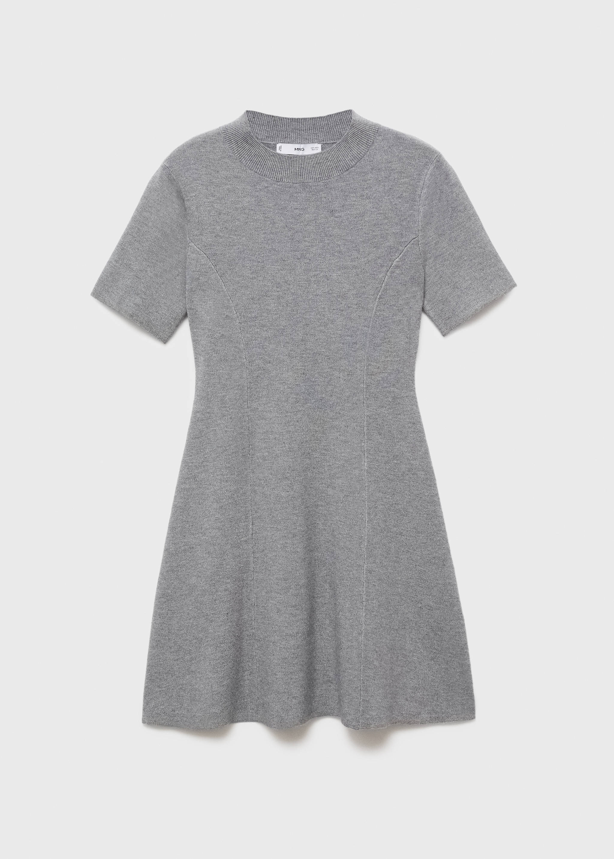 Fine-knit flared dress - Article without model