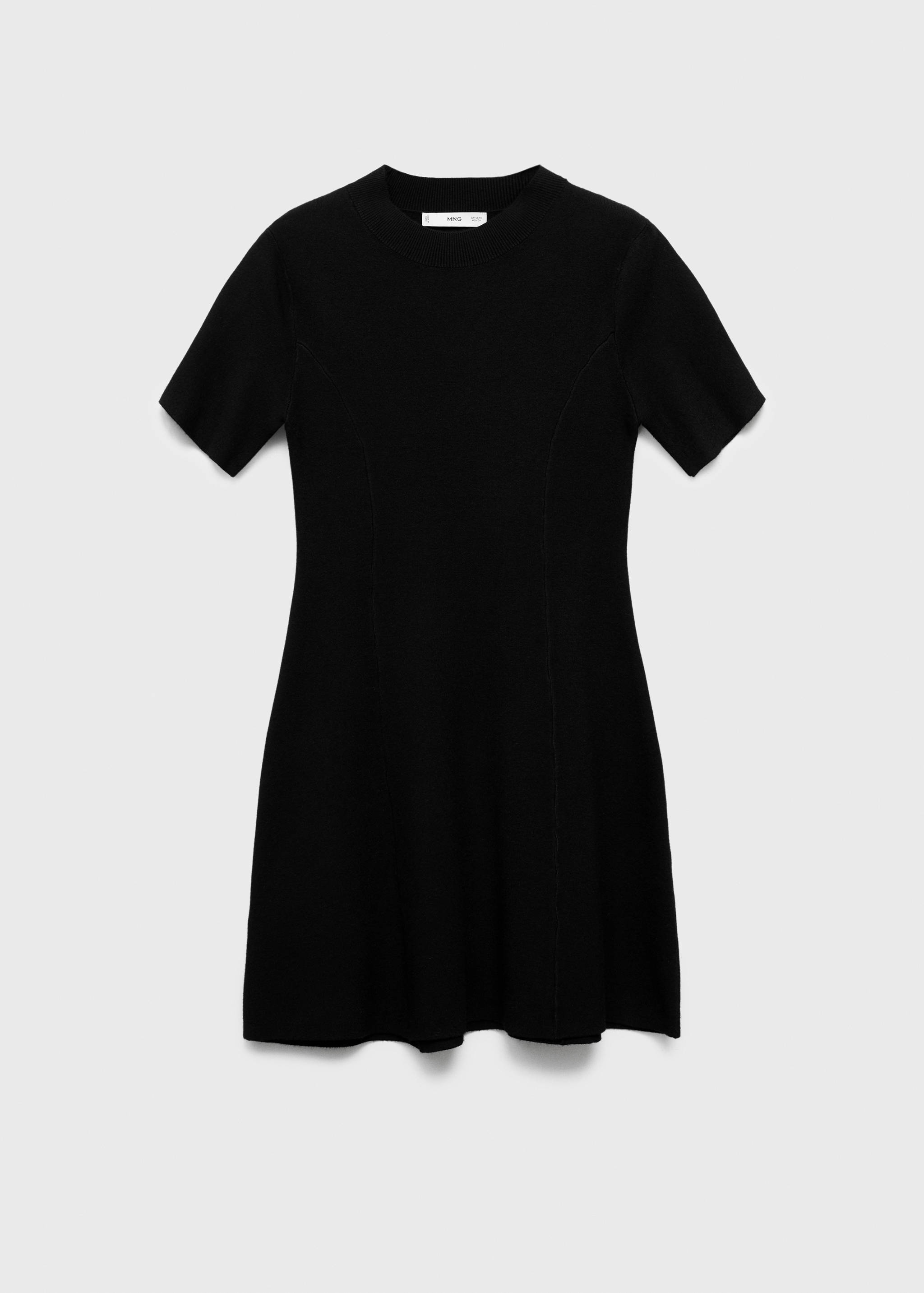 Fine-knit flared dress - Article without model