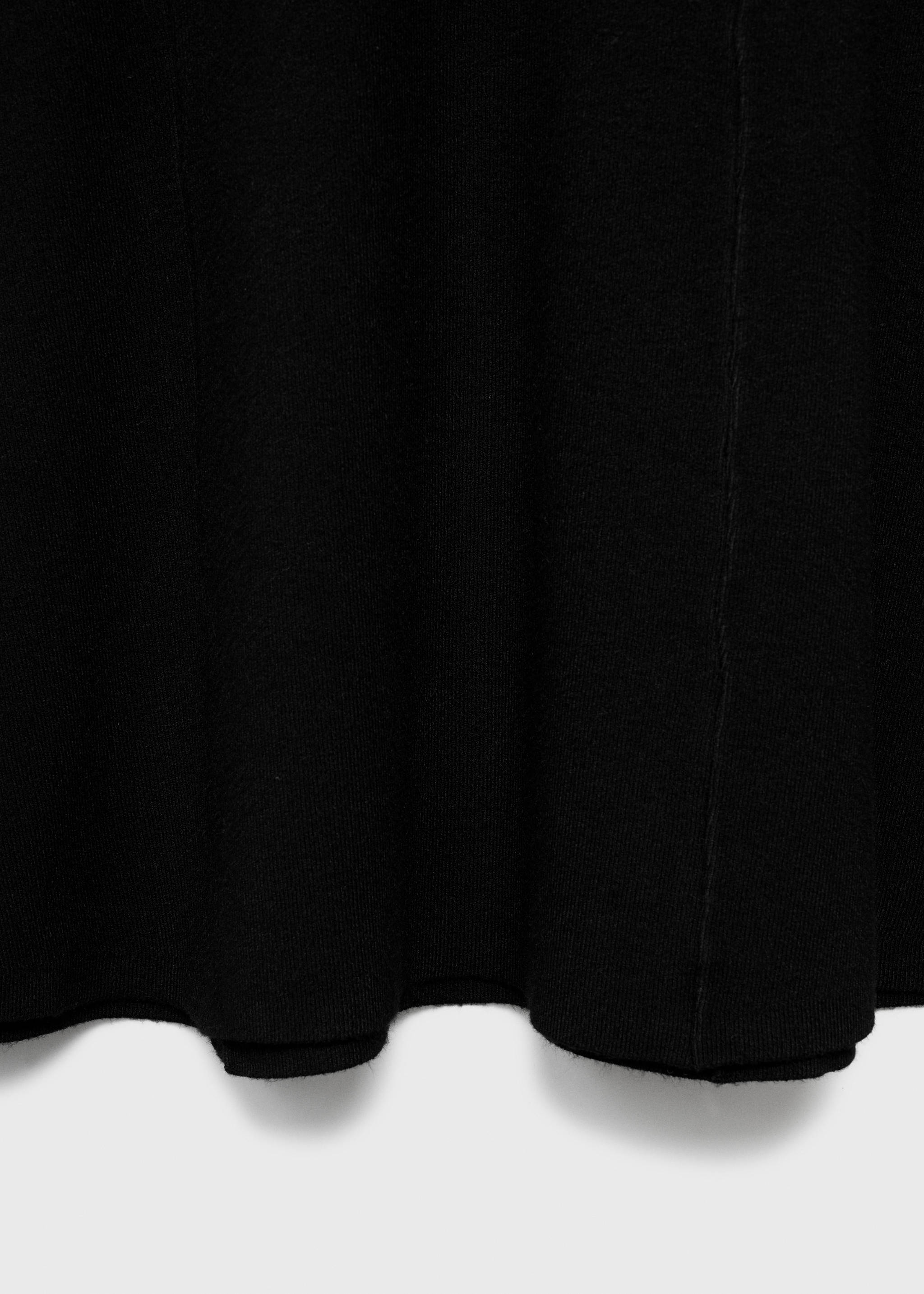 Fine-knit flared dress - Details of the article 0
