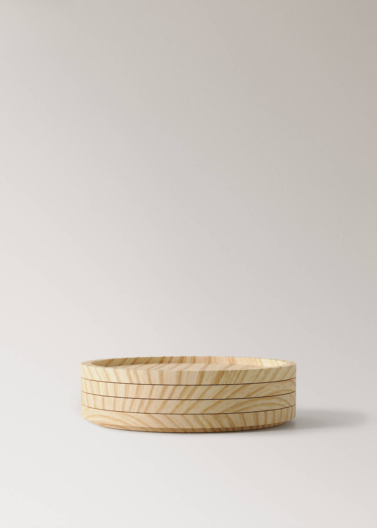 Set of 4 ash coasters — Sand