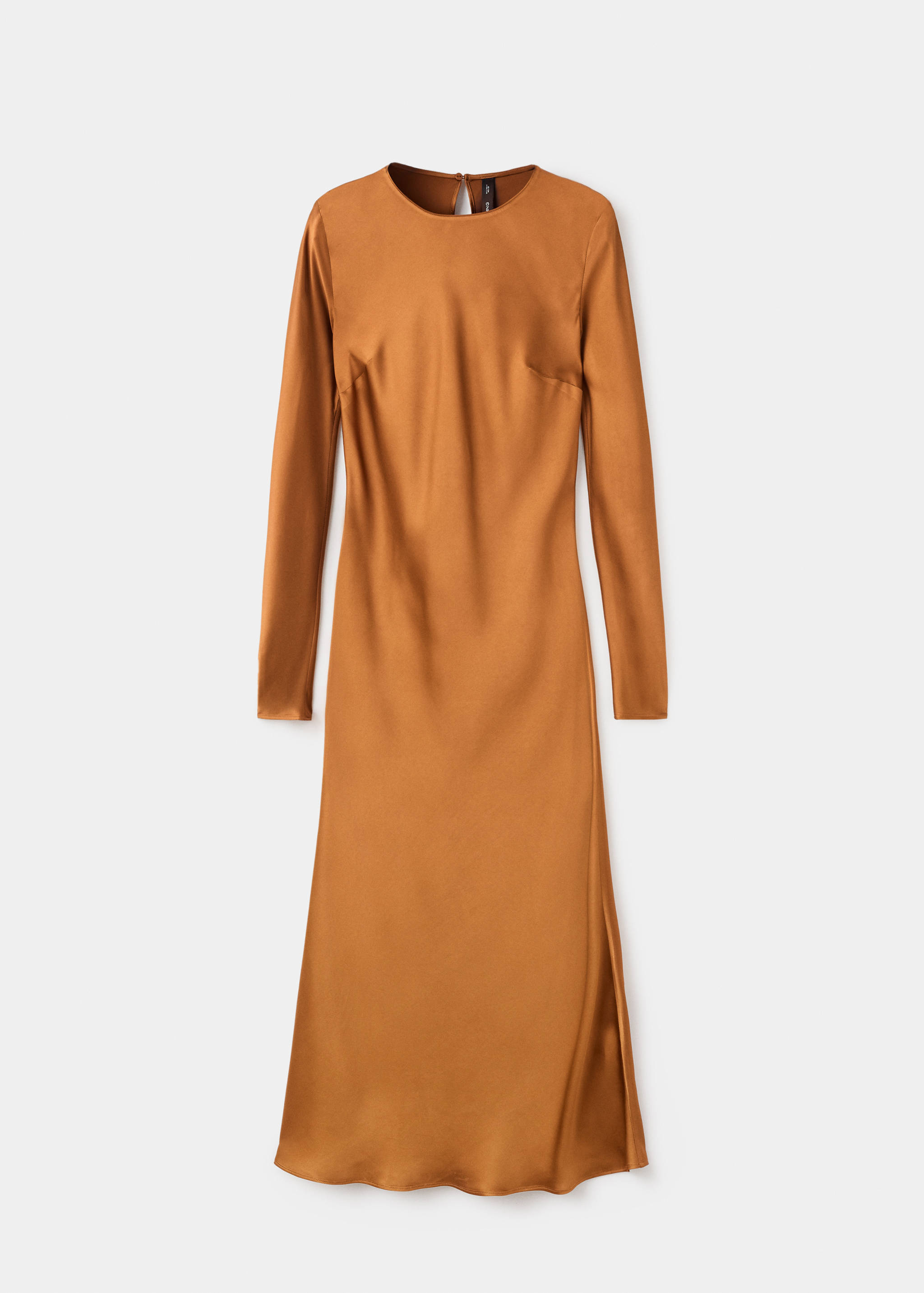 Vestido comprido acetinado - Artigo sem modelo