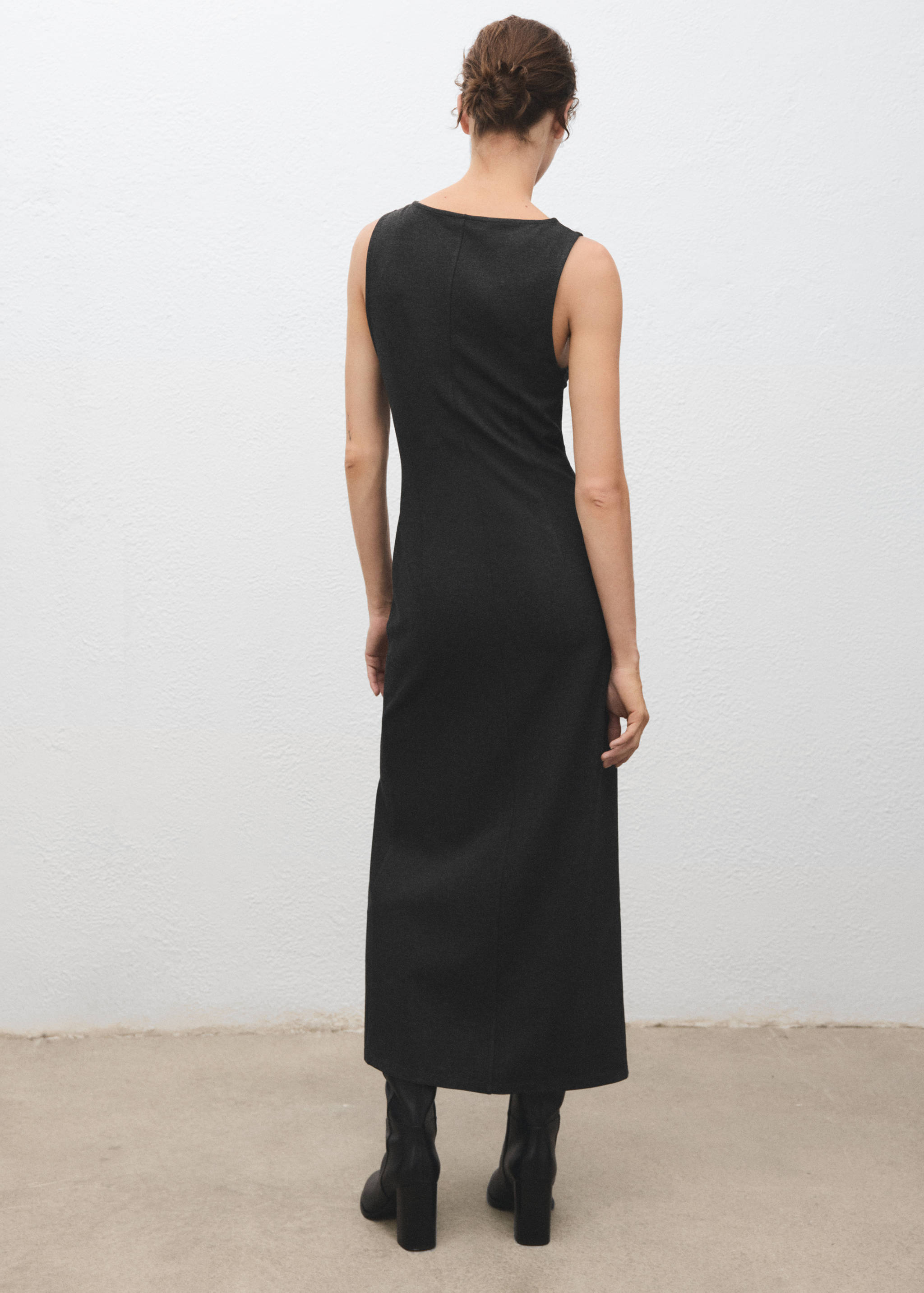 Cut-out ruched dress - Reverse of the article
