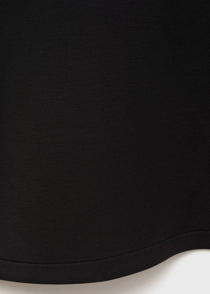 High collar sweatshirt — Black