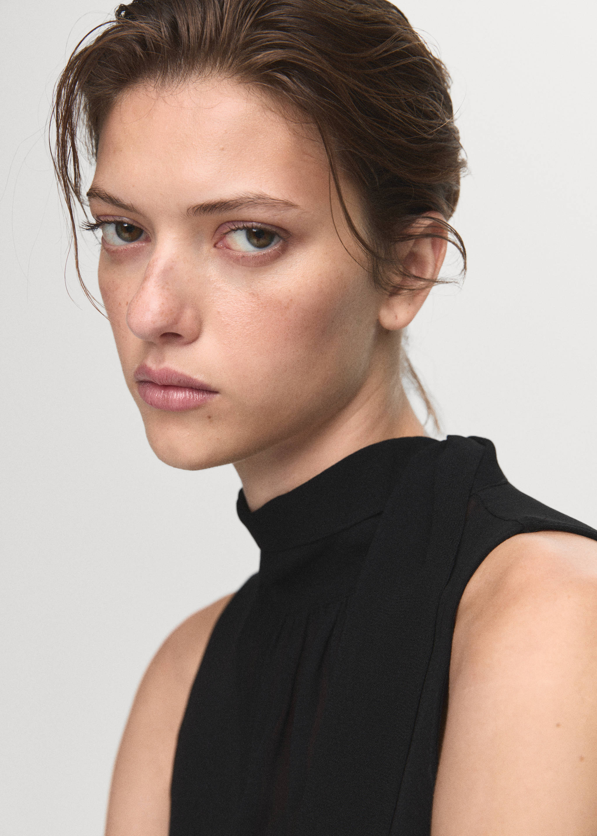 Bow cut-out detail dress - Details of the article 1