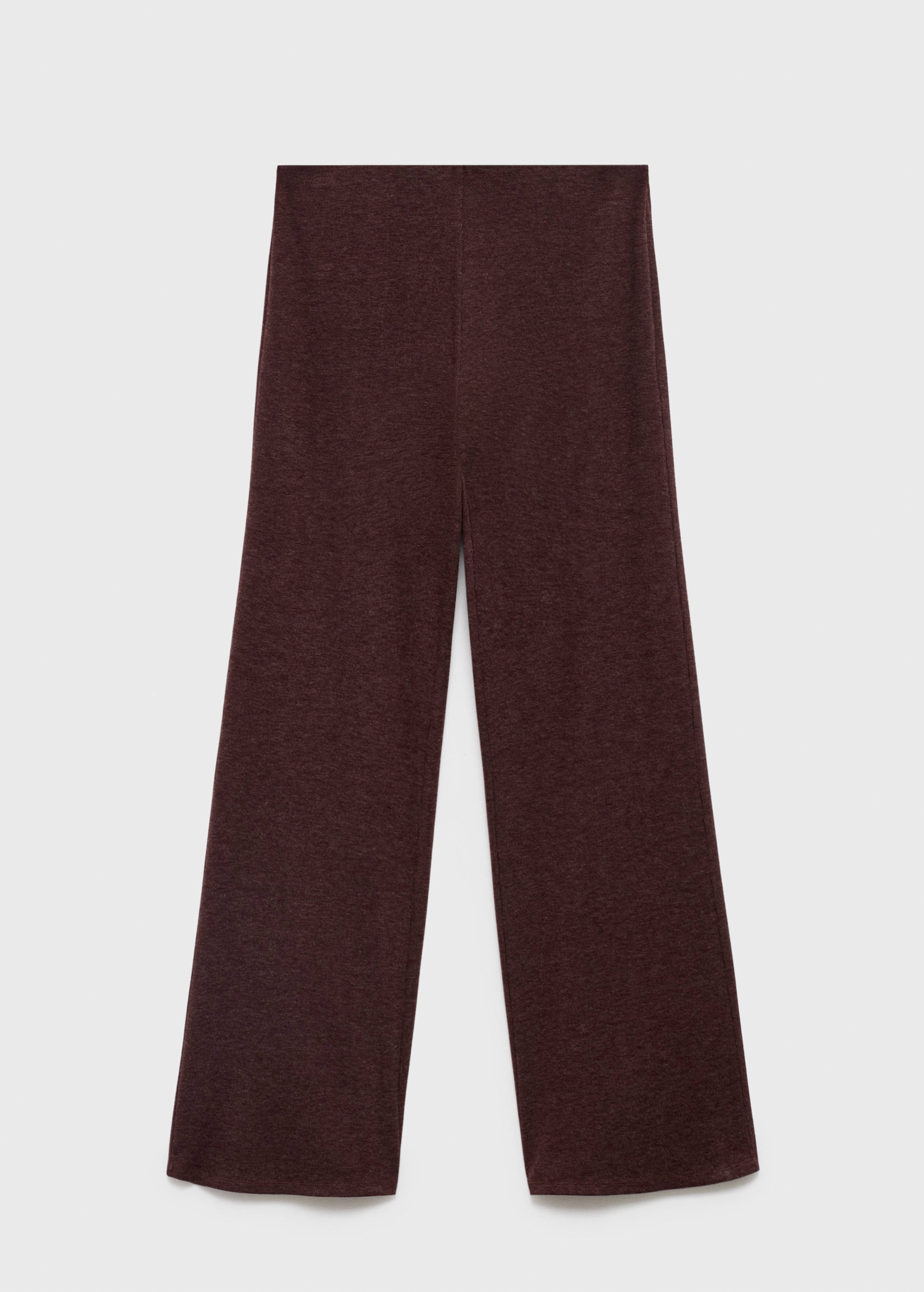 Knitted trousers with elastic waistband - Article without model