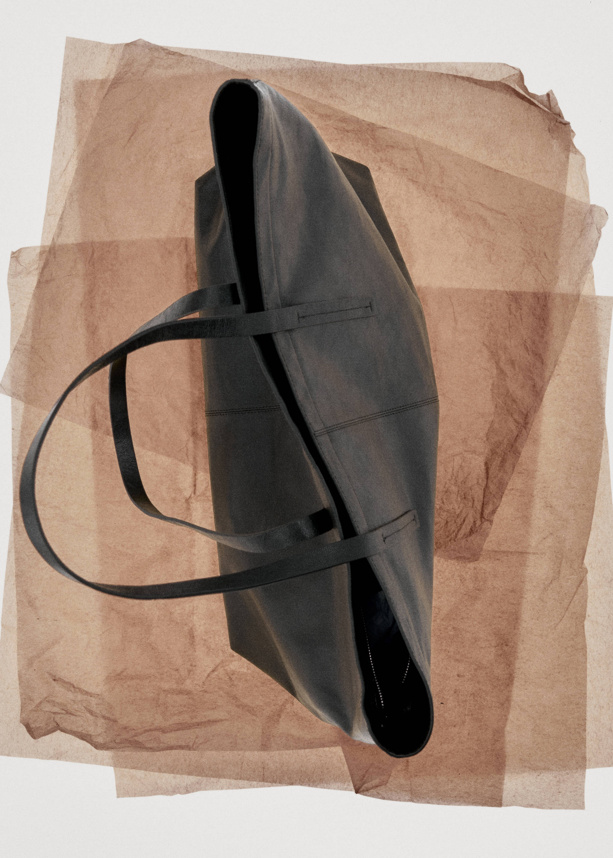 Leather shopper bag - Details of the article 7