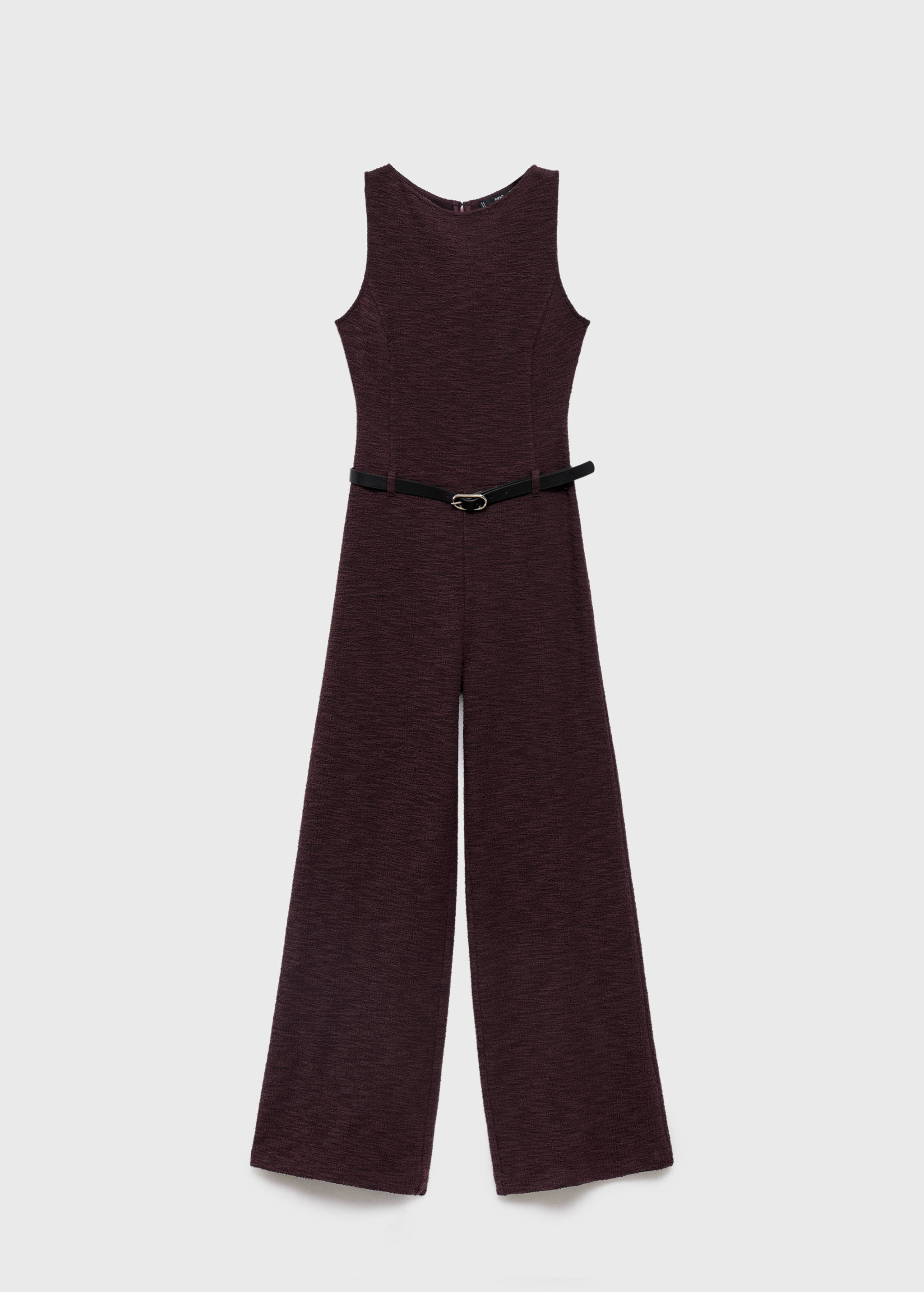 Marl jumpsuit with belt - Article without model